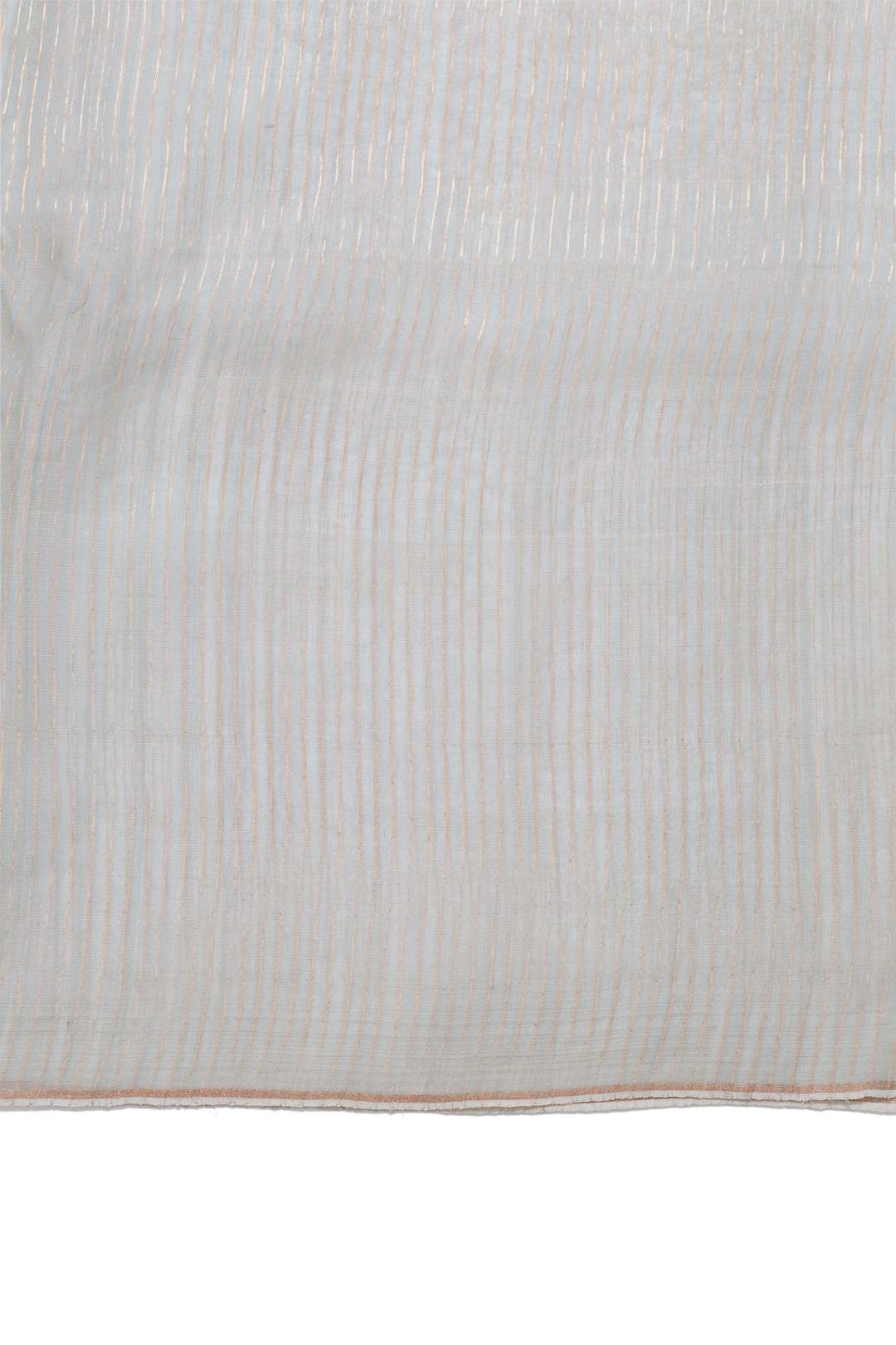 Grey Embroidered Organza Saree F00126