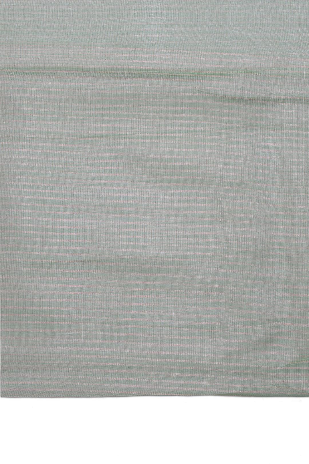 Green Embroidered Organza Saree F00064