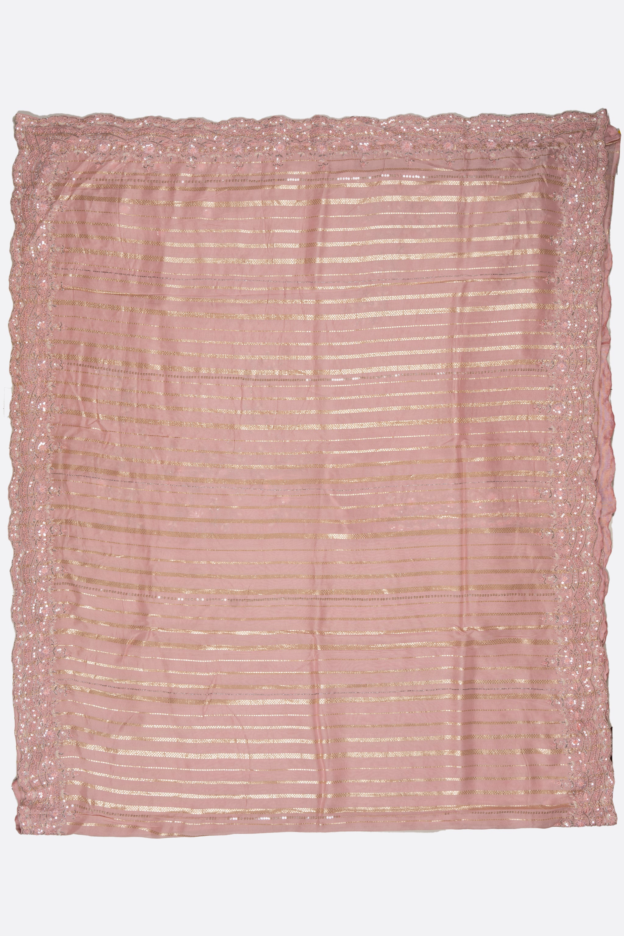 Pink Georgette Saree ES0490