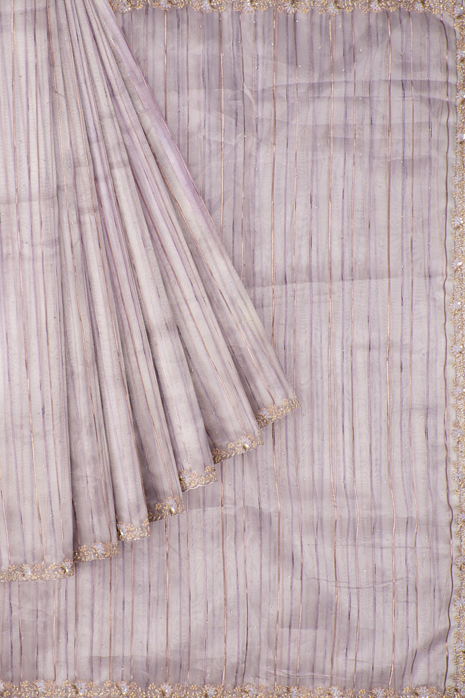 Lavender Kora Saree ES0075