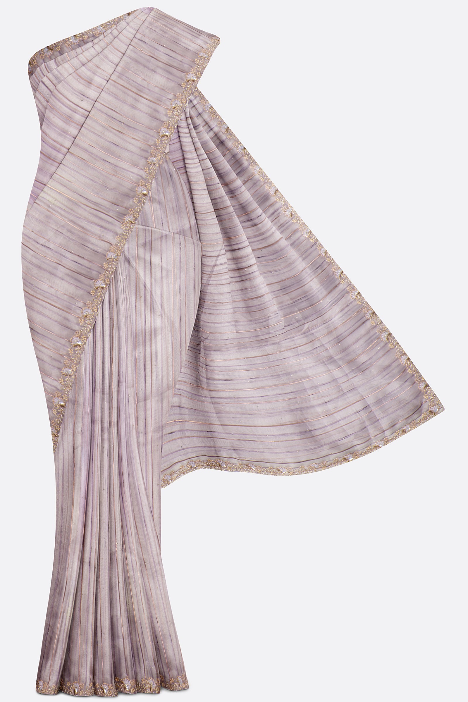 Lavender Kora Saree ES0075