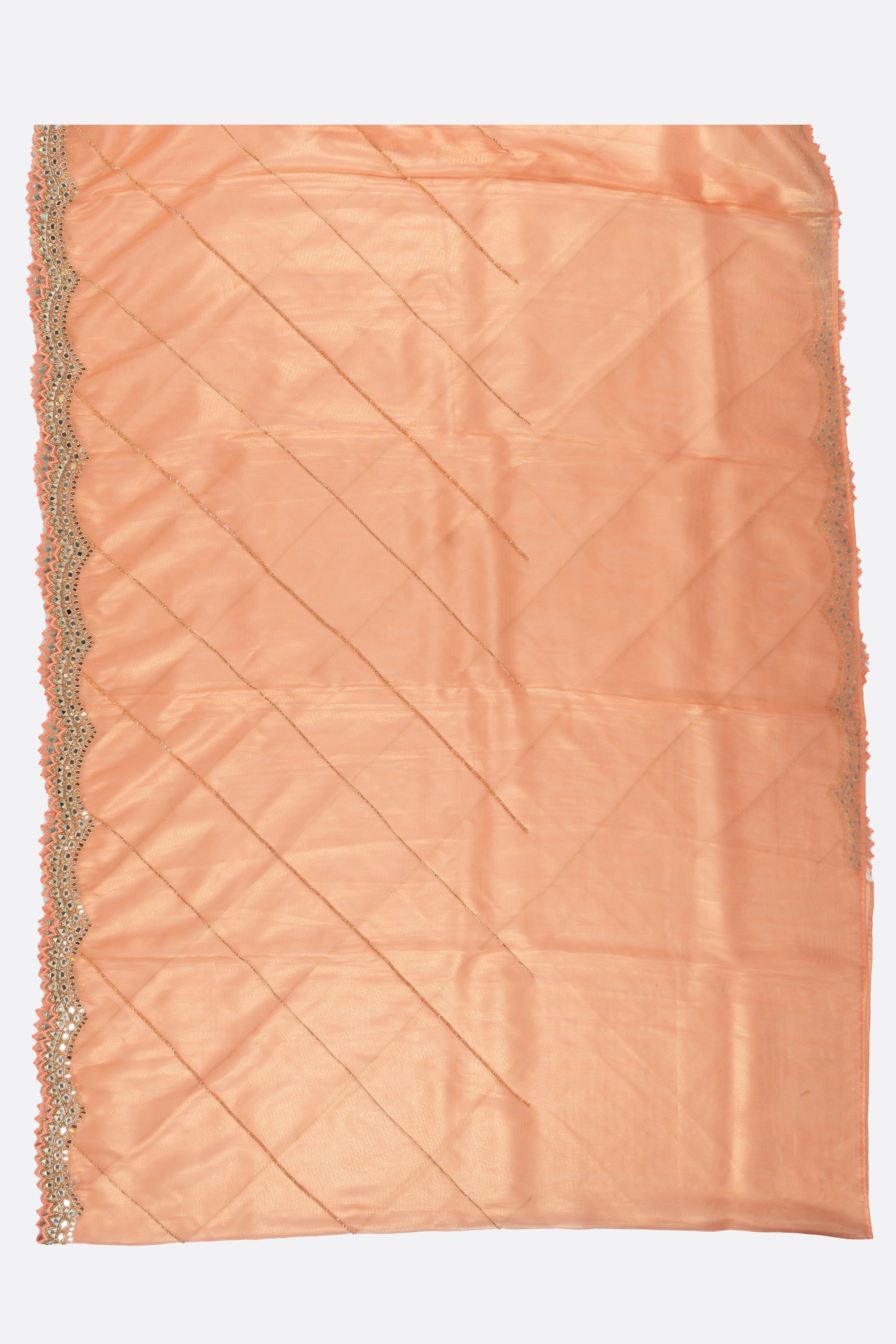Peach Plain Tissue Kora ES0092