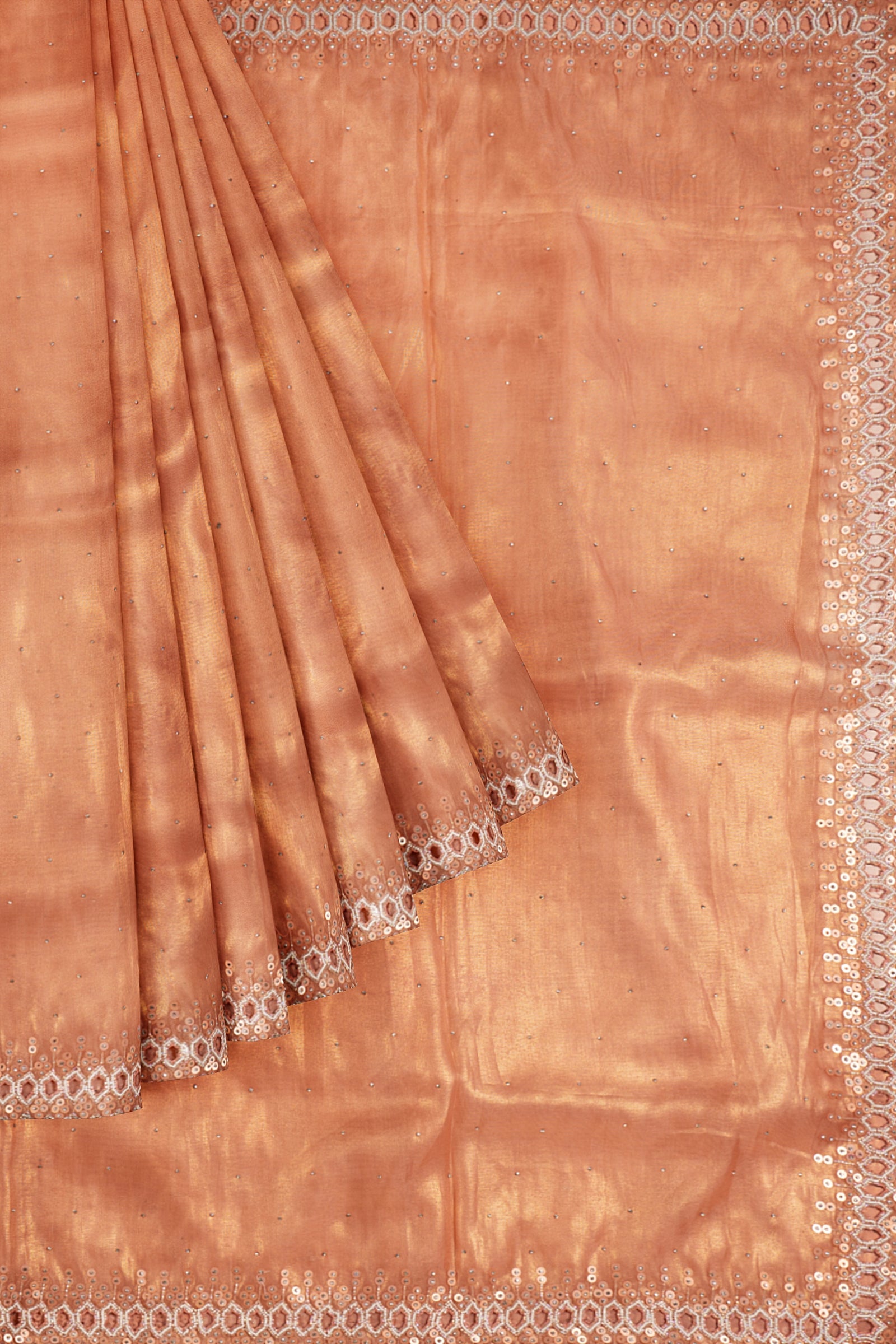 Peach Plain Tissue Kora ES0226