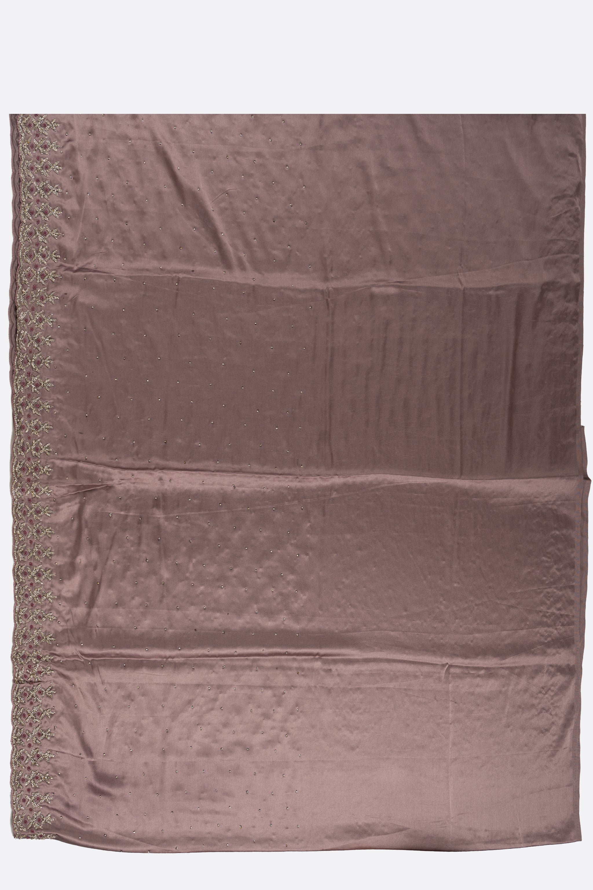 Deep Mauve Pink Plain Satin ES0334