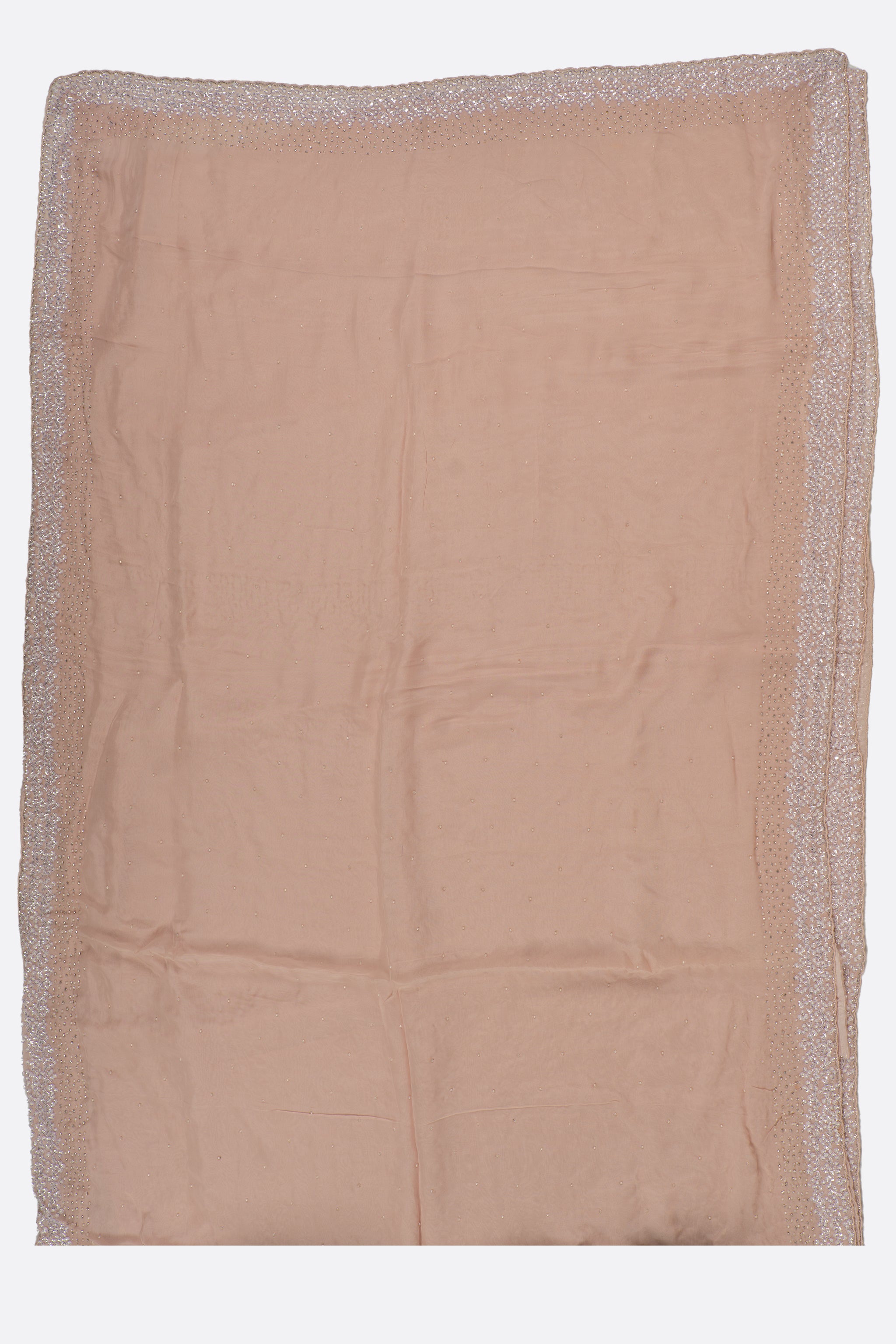 Beige Plain Kora Saree ES0218