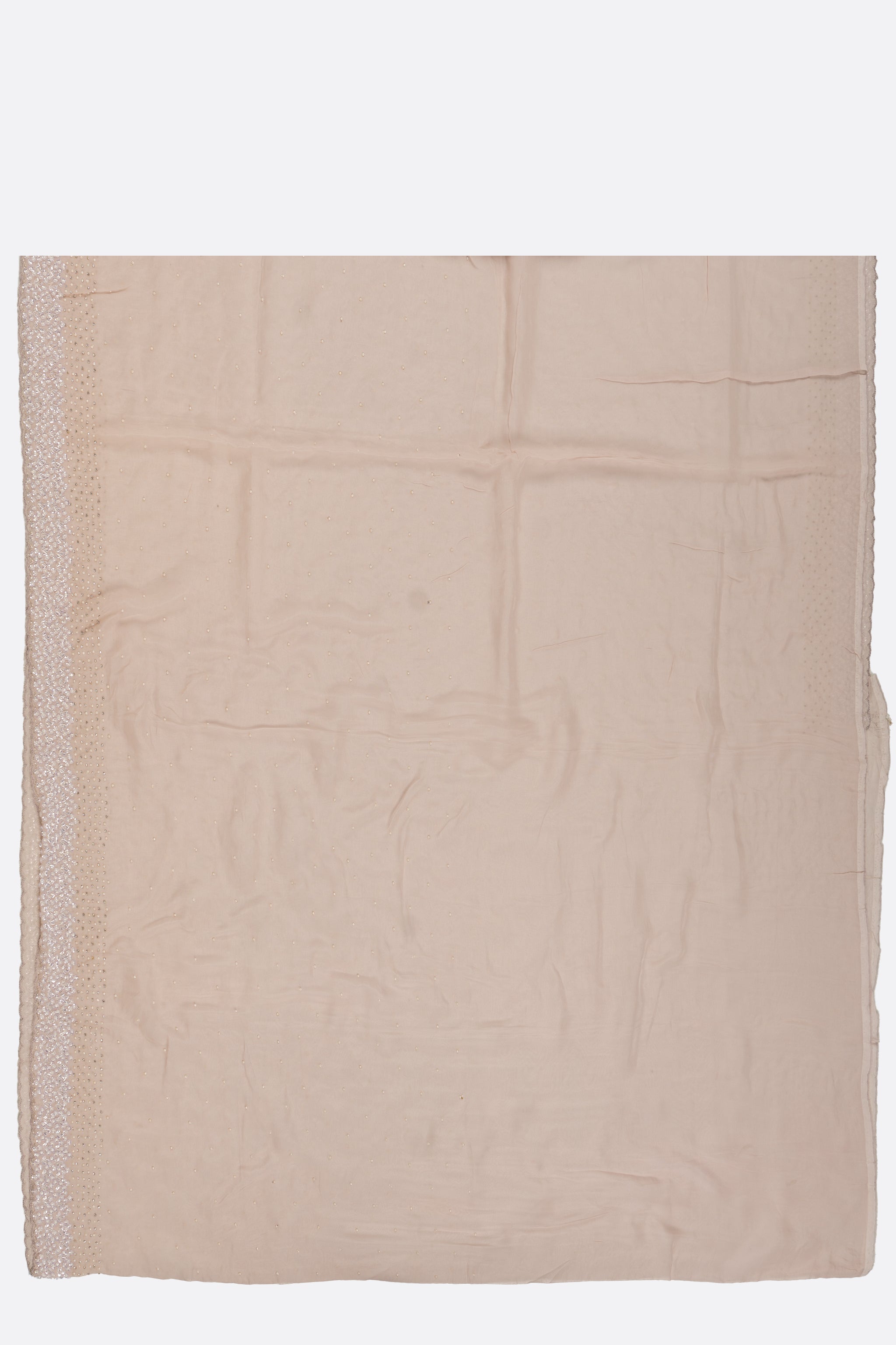 Beige Plain Kora Saree ES0218