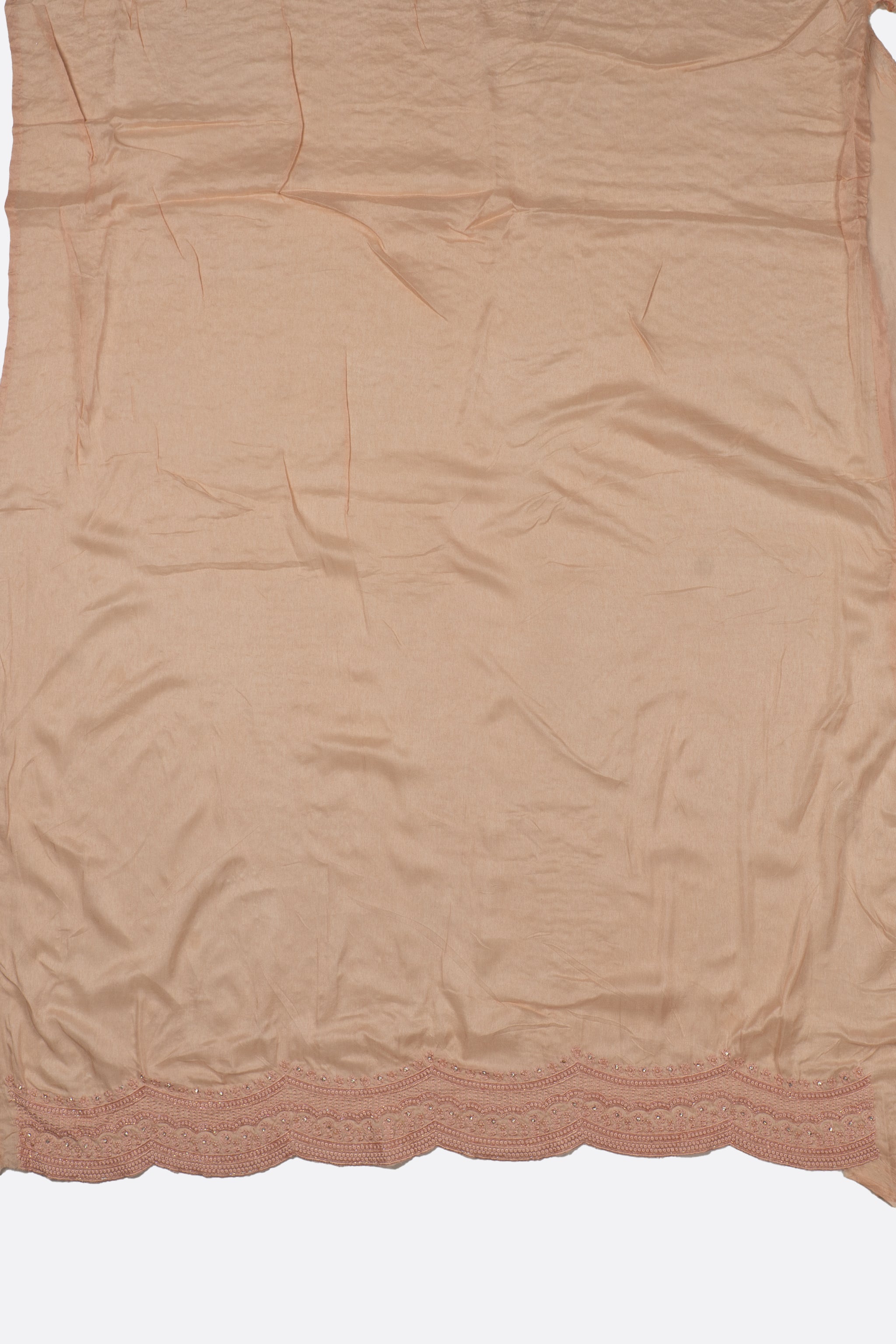 Peach Embellished Georgette Saree ES0078