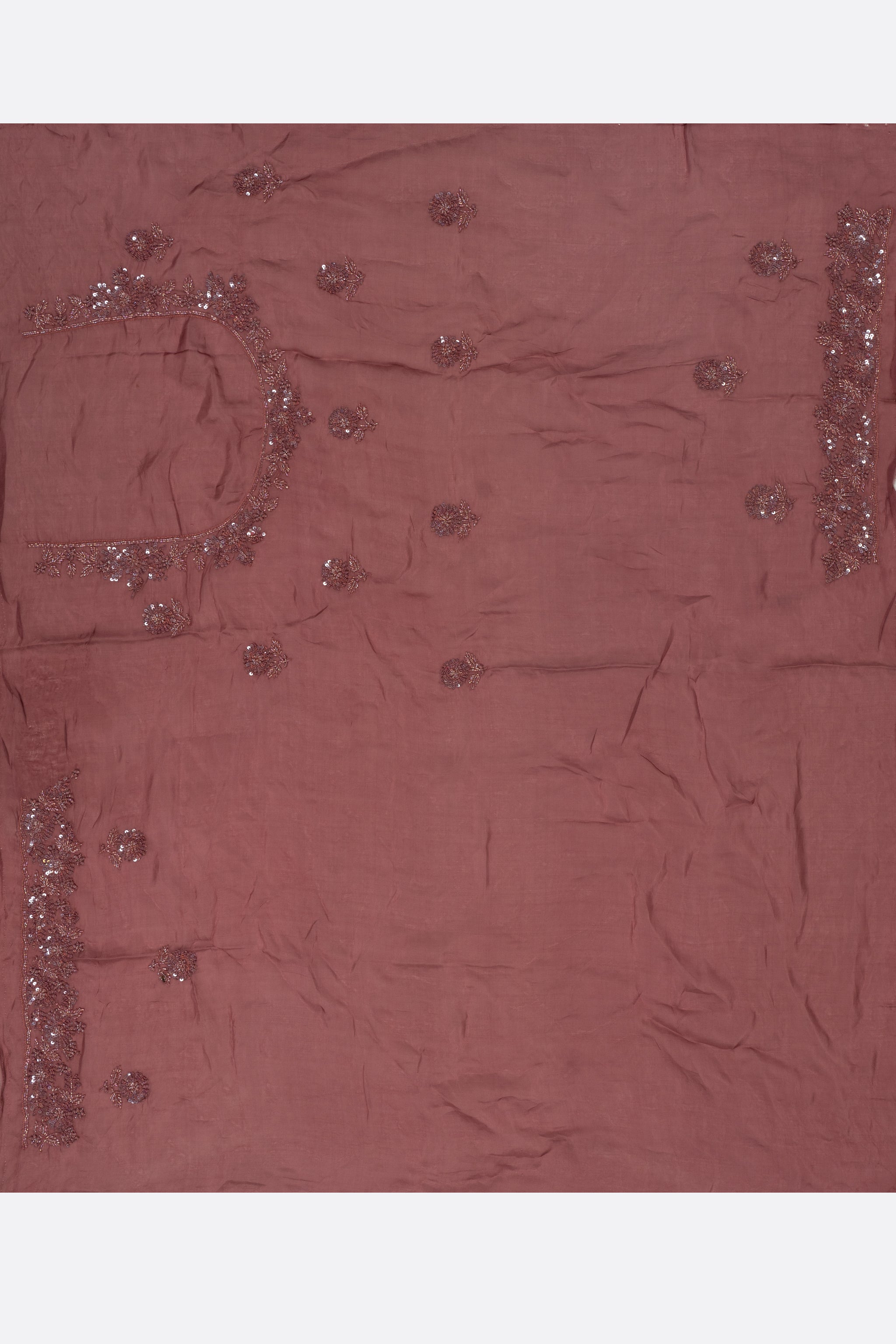 Mauve Pink Georgette Saree F00894