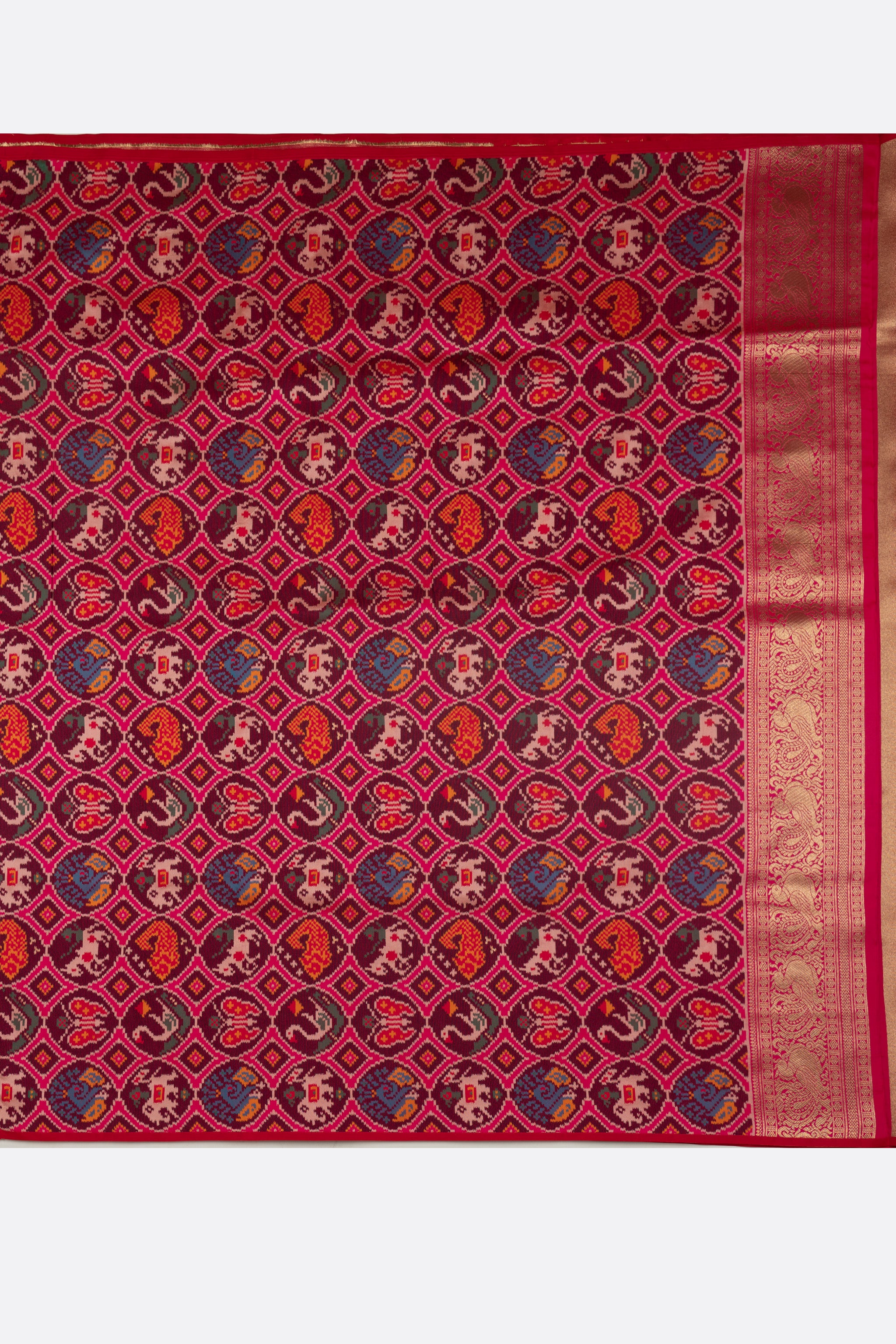 Gold Woven Tissue Saree F00872