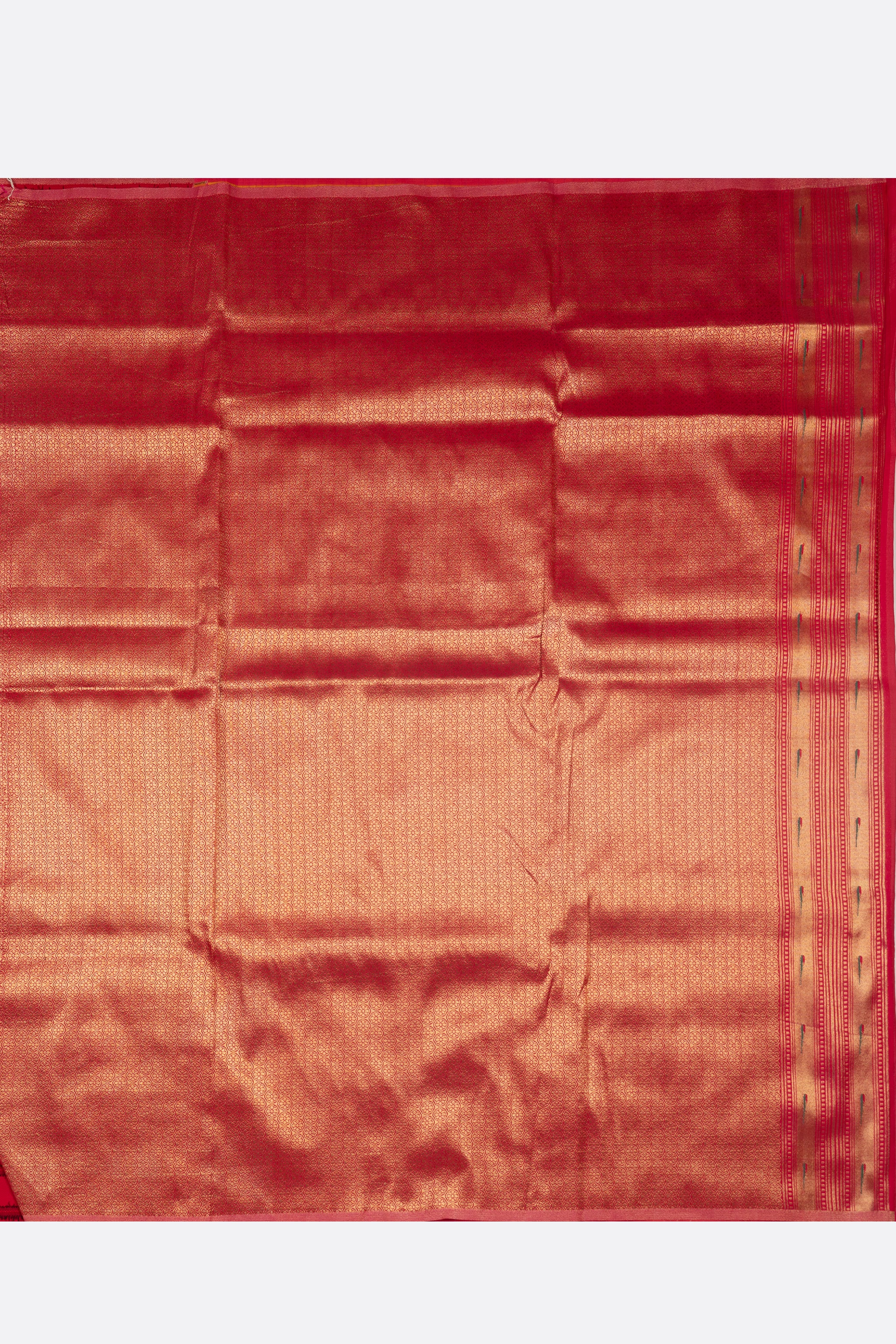 Yellow Woven Banaras Saree F00891