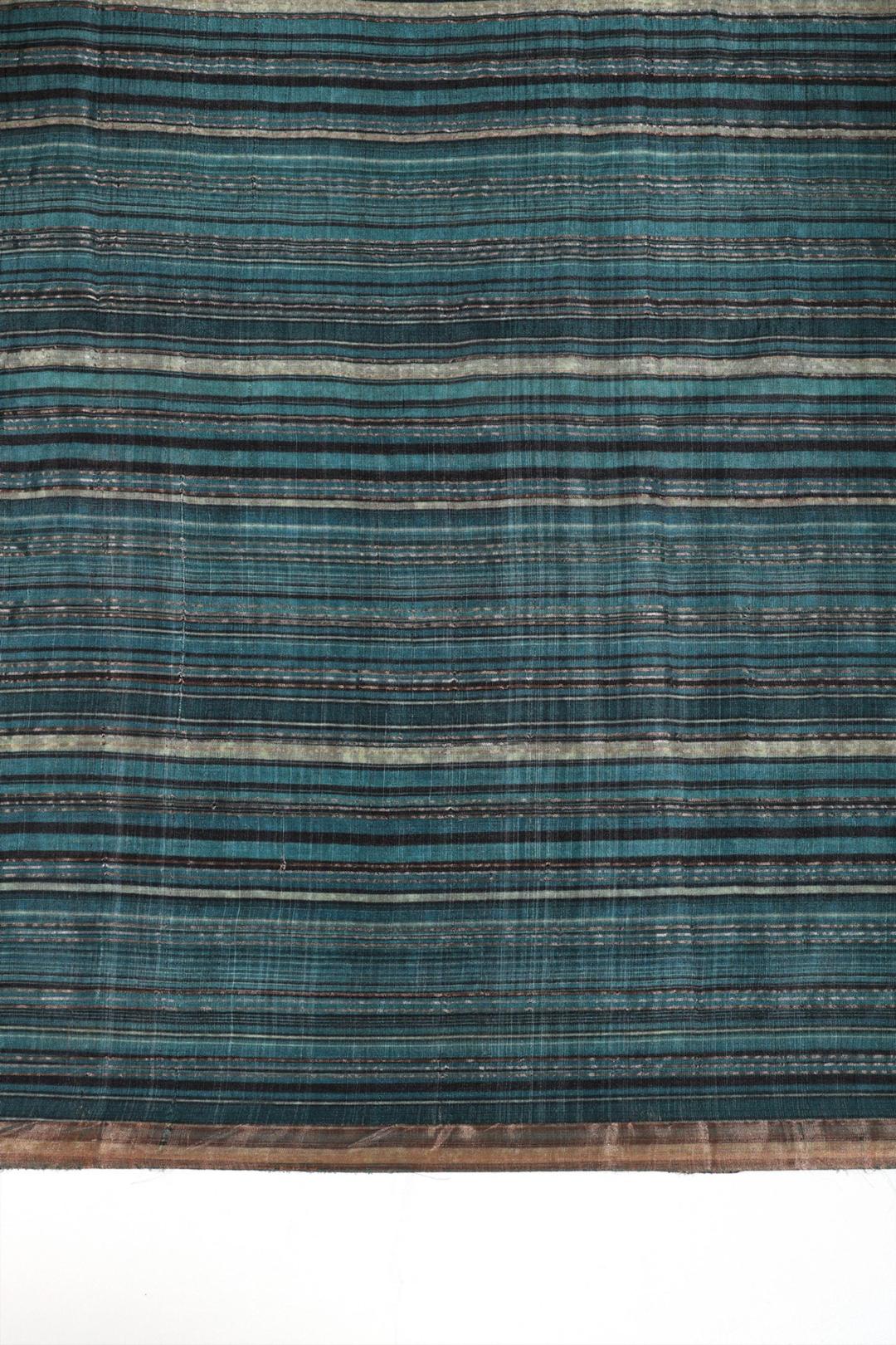 Blue Multicolor Printed Tussar Saree F00697K