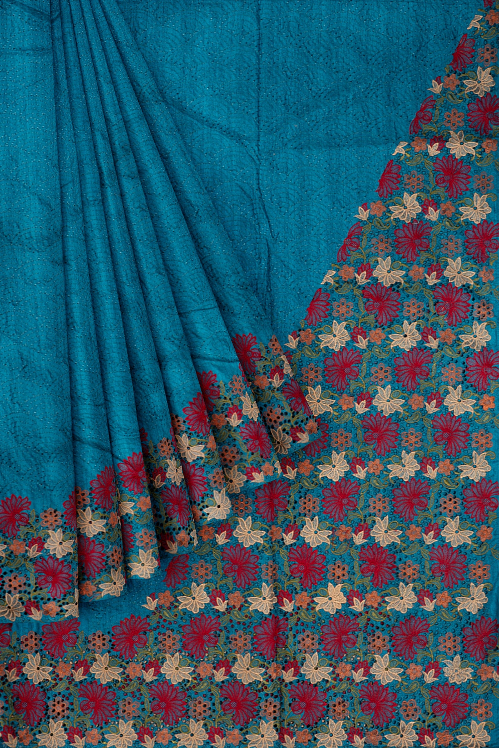 Blue Woven Art Tussar Saree AB0494