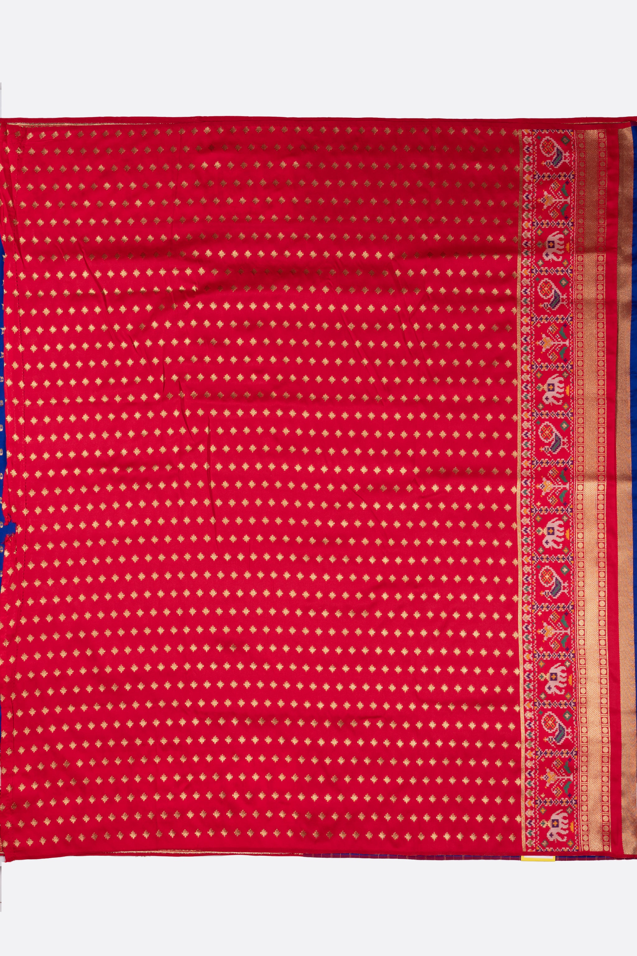 Blue Woven Banaras Saree F00886