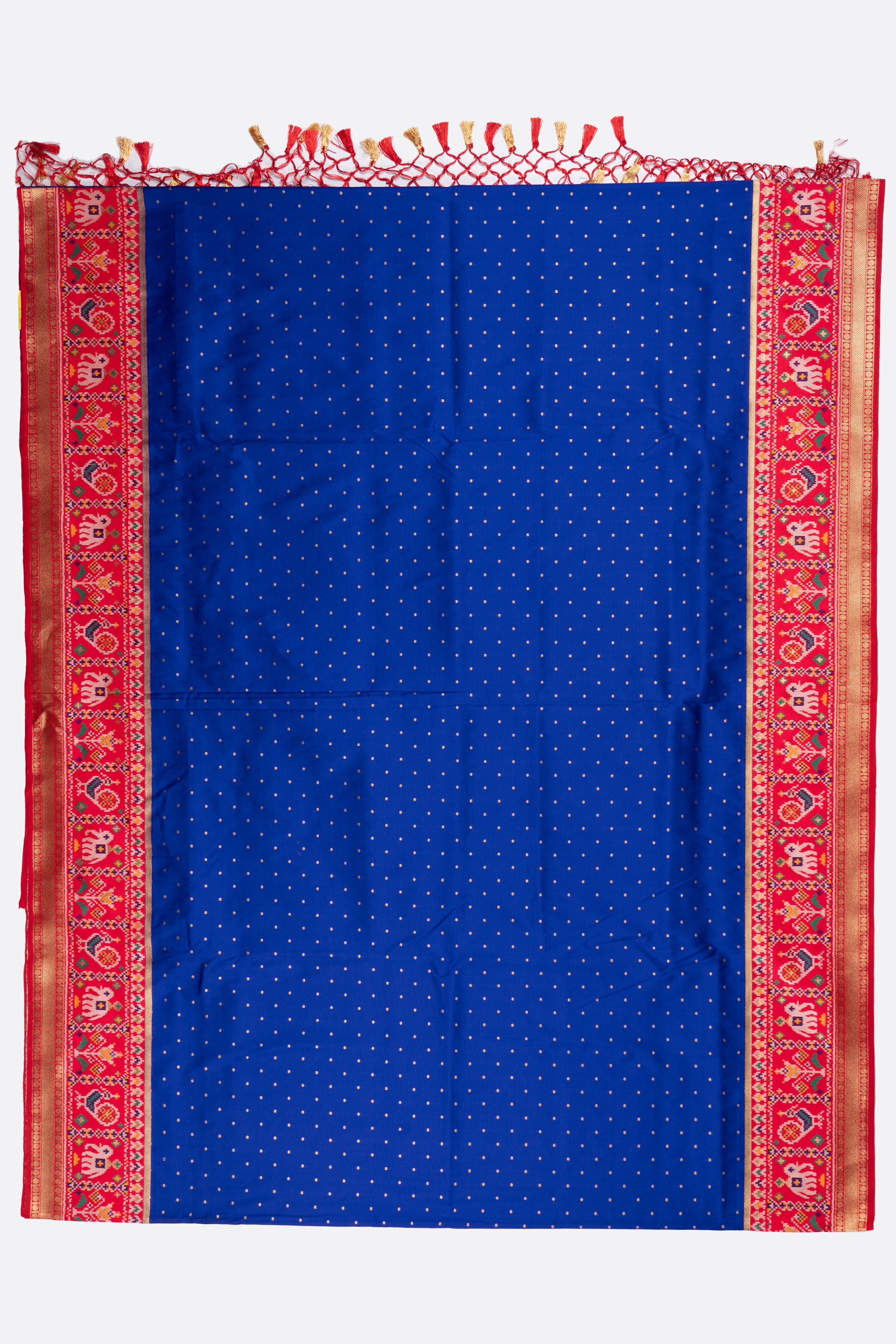 Blue Woven Banaras Saree F00886