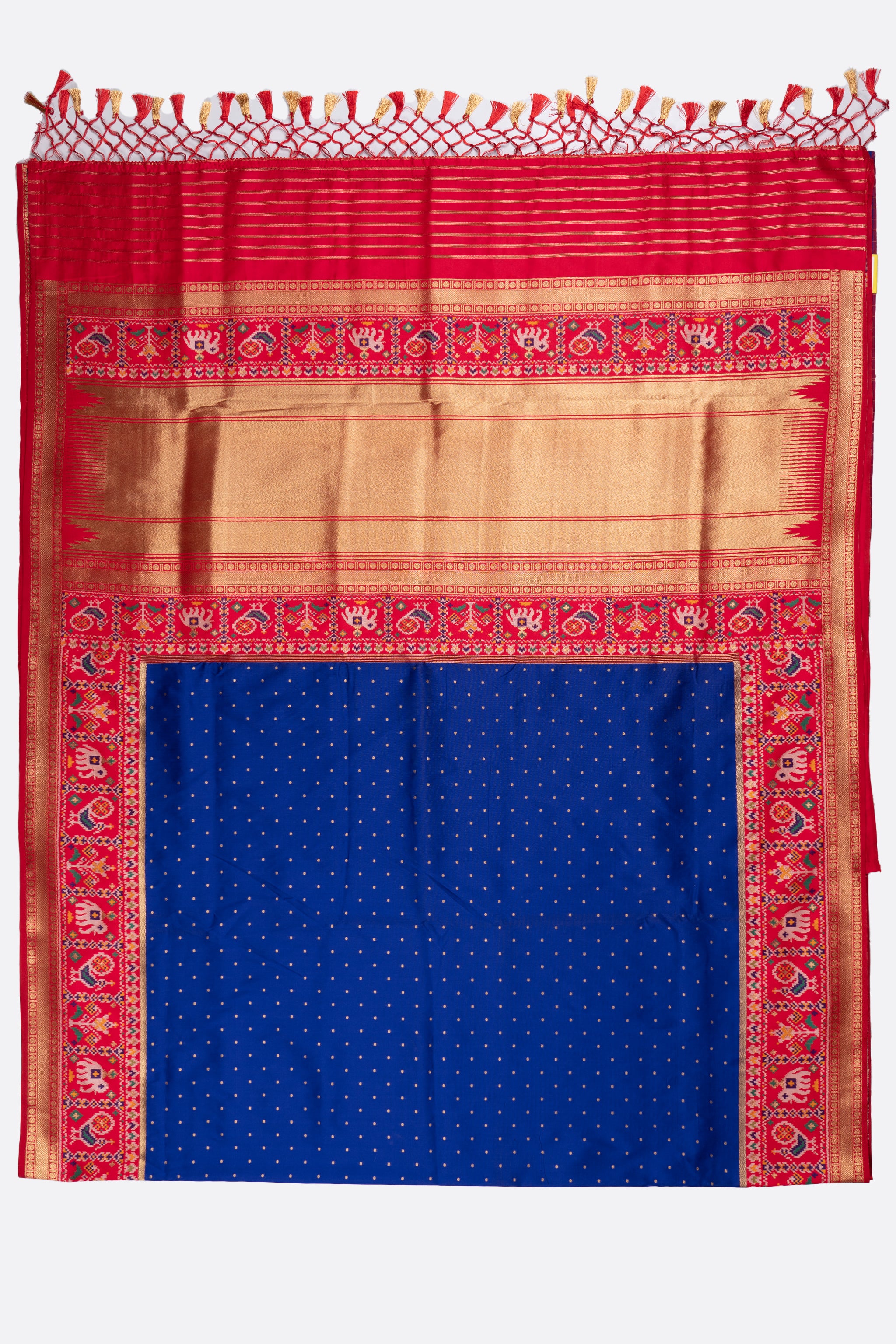Blue Woven Banaras Saree F00886