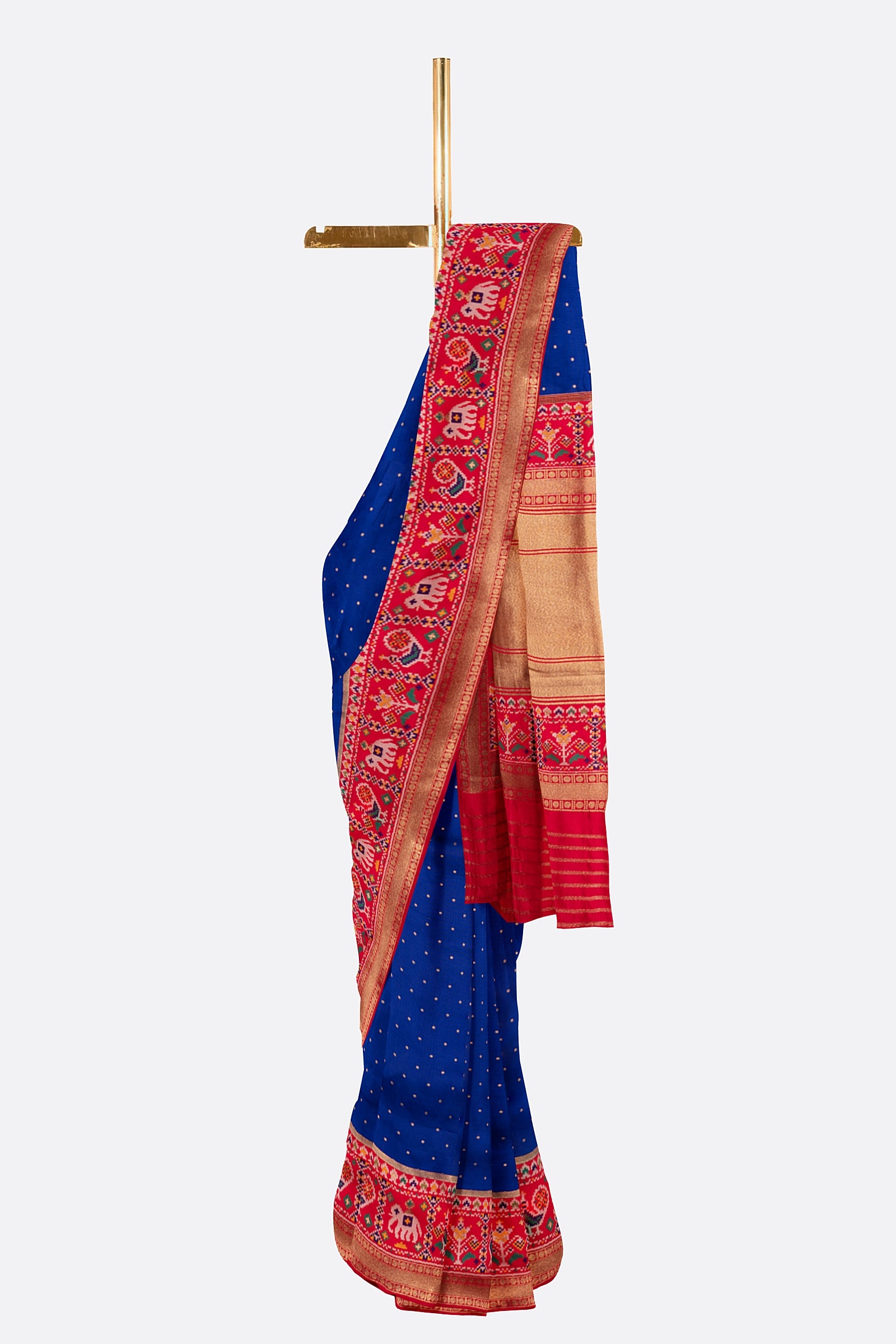 Blue Woven Banaras Saree F00886