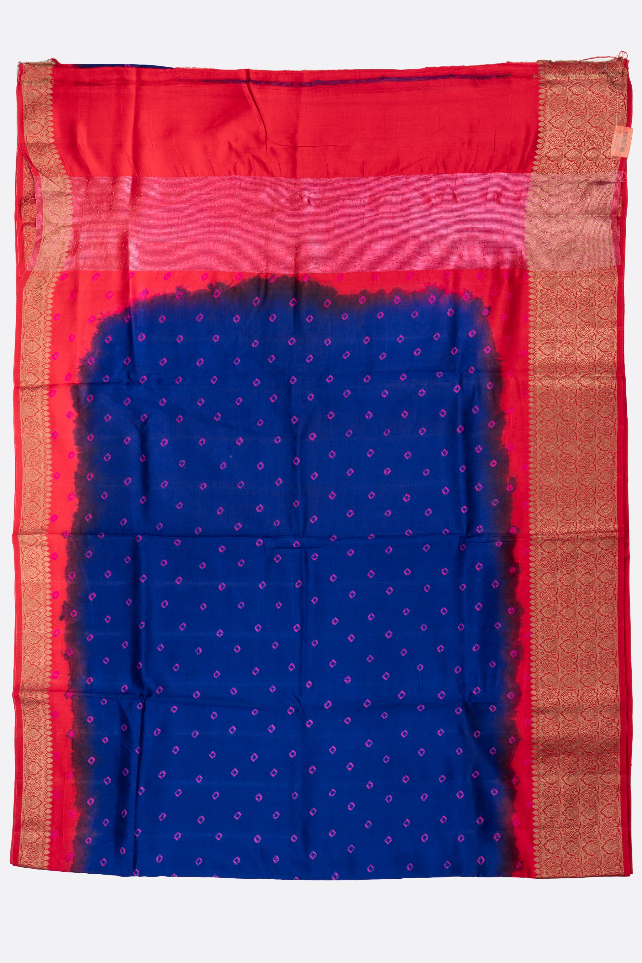 Blue Woven Chiniya Saree ES1146