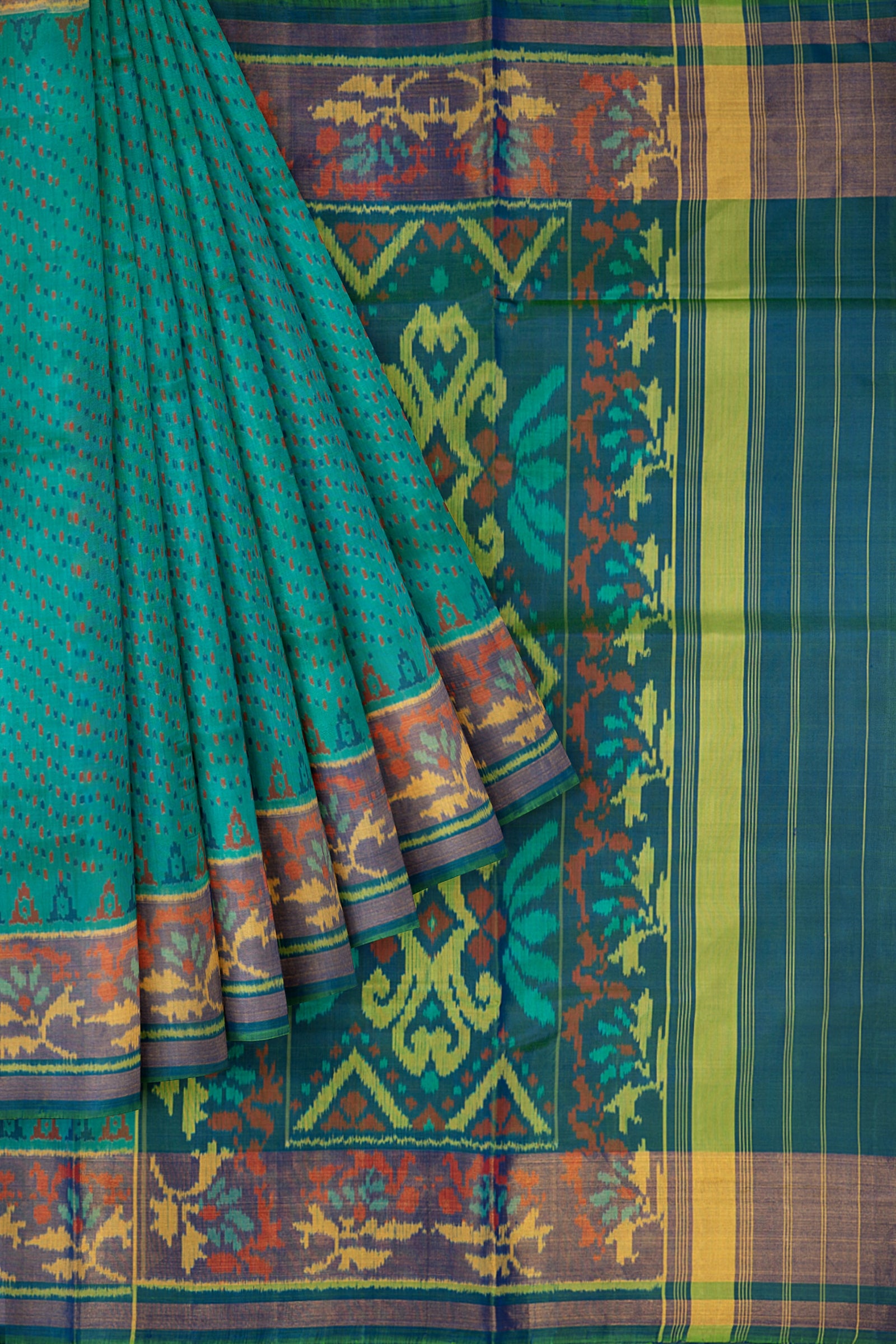 Blue Woven Patola Saree BS0035