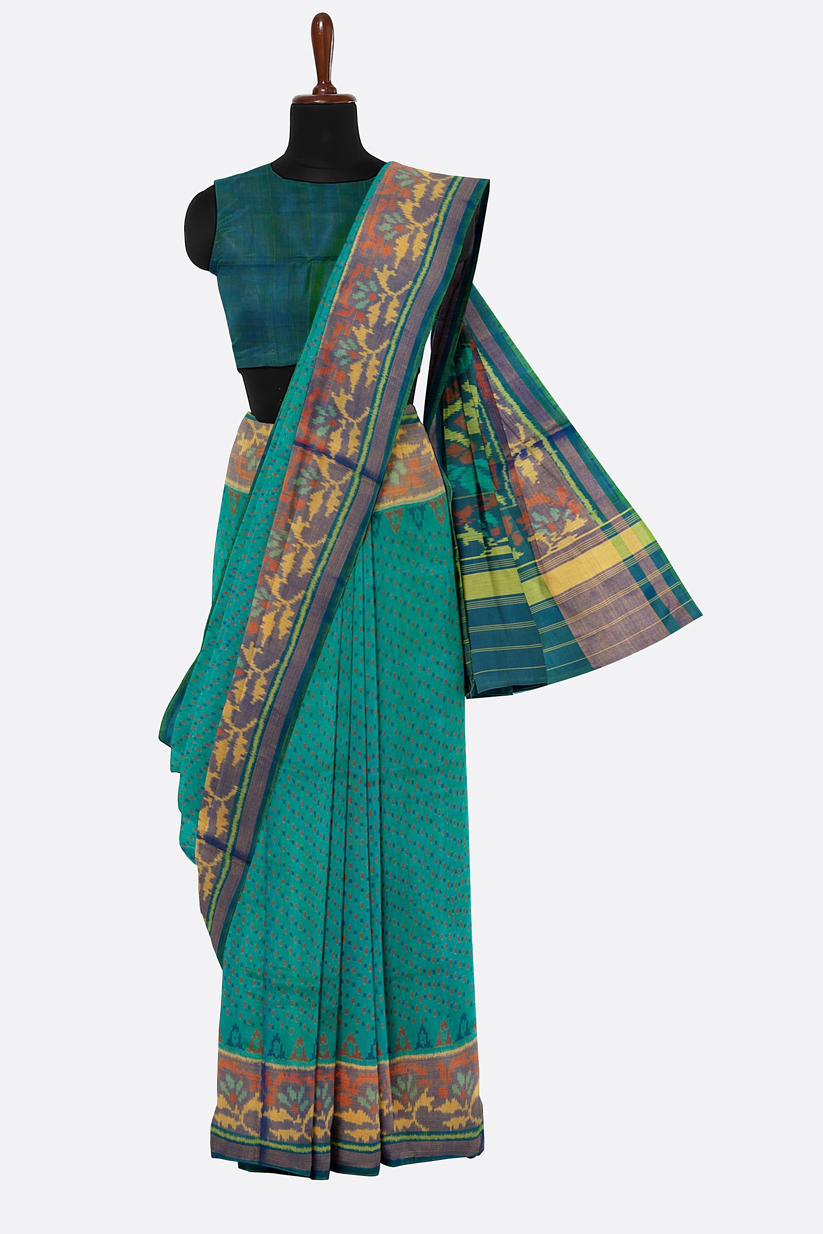 Blue Woven Patola Saree BS0035