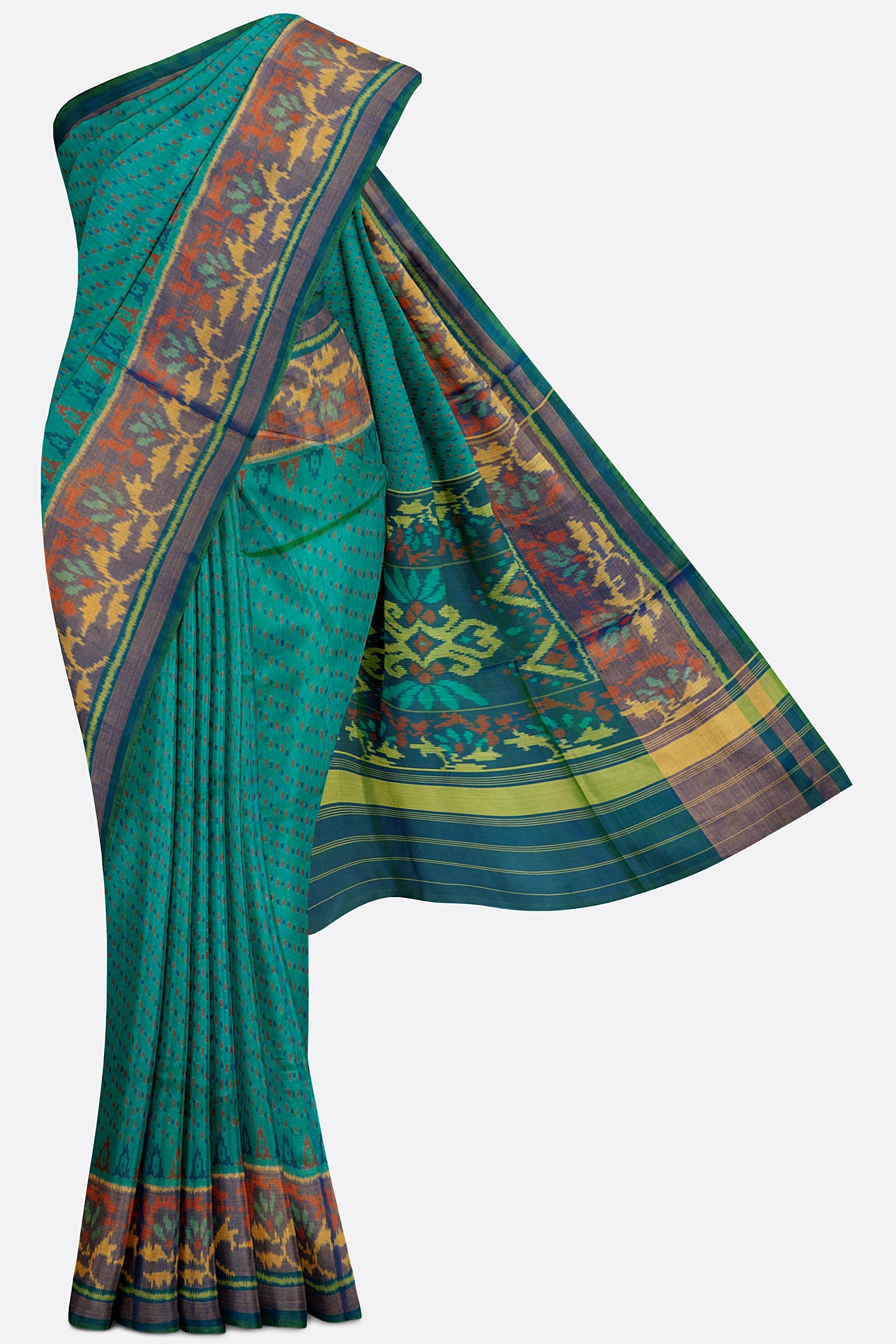 Blue Woven Patola Saree BS0035