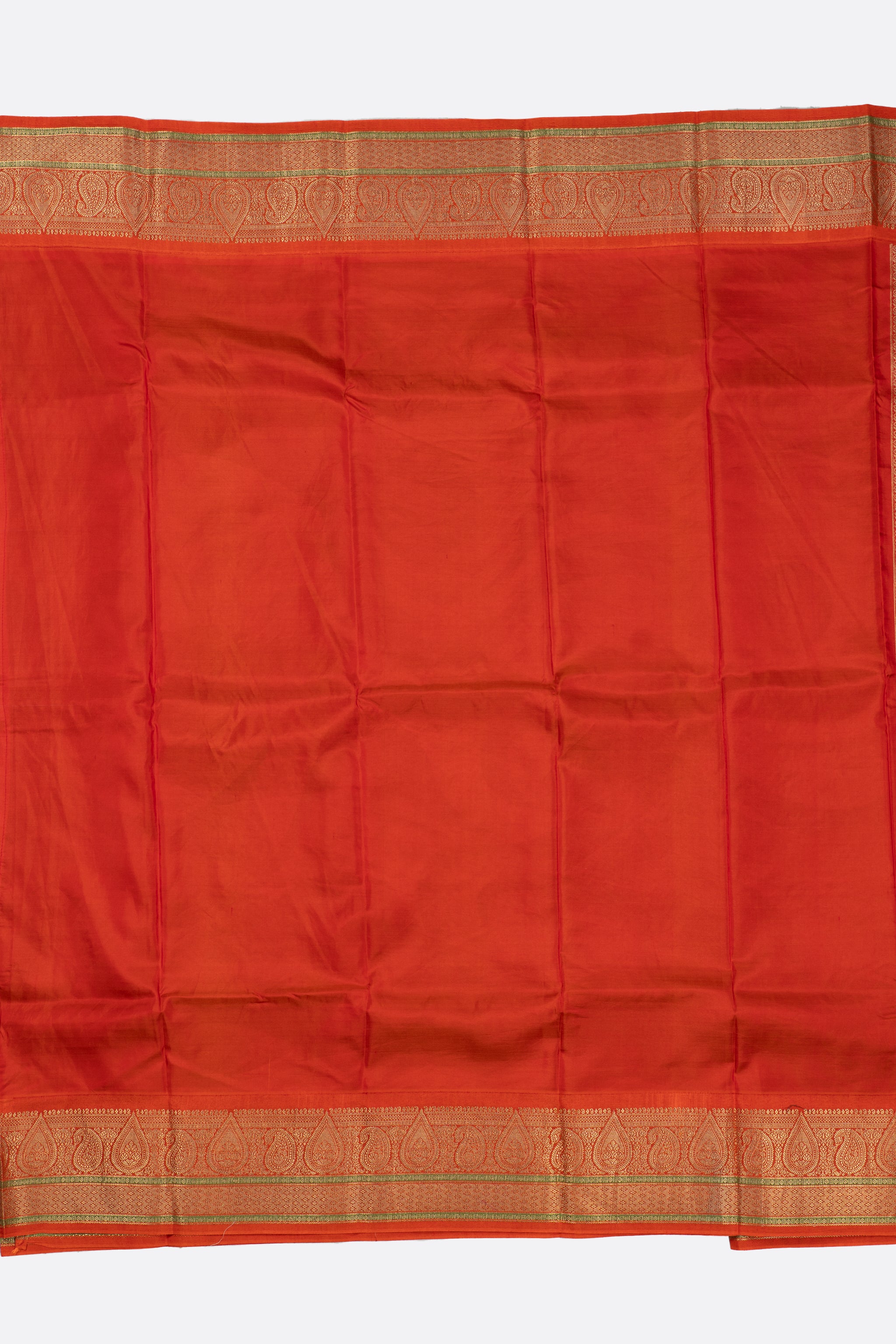 Blue Grey Printed Gadwal Silk Saree ES1201