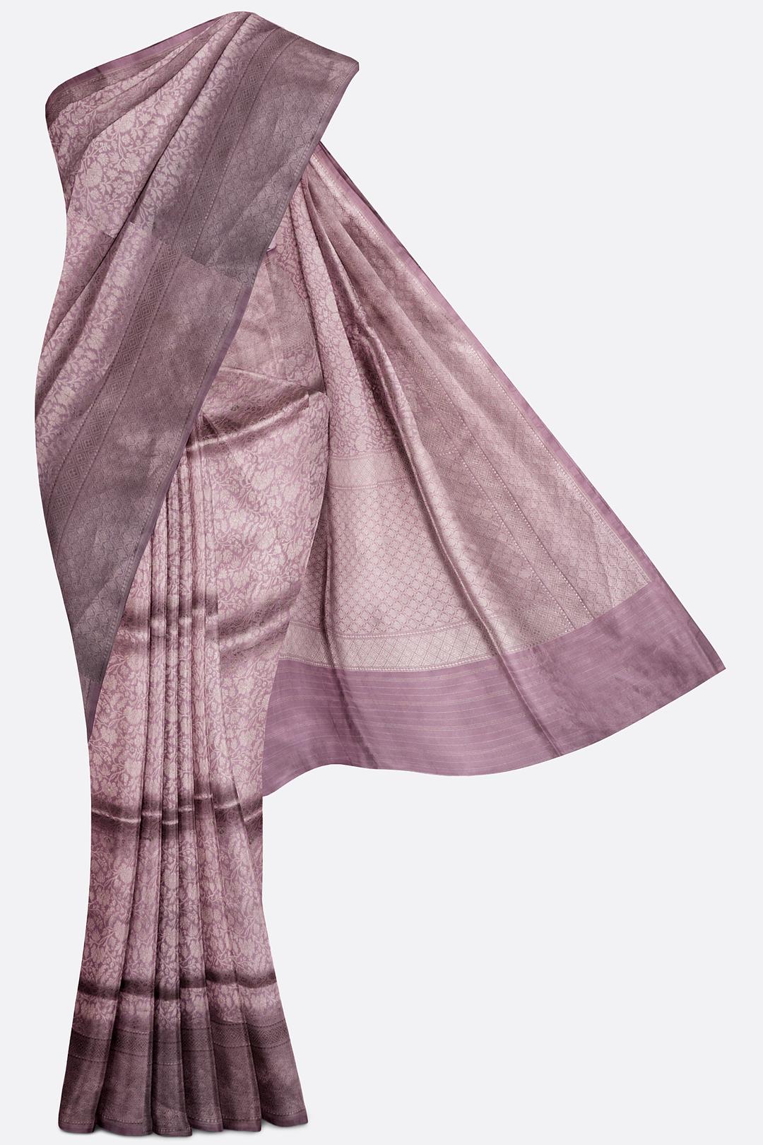 Dark Rose Woven Banaras ES0477