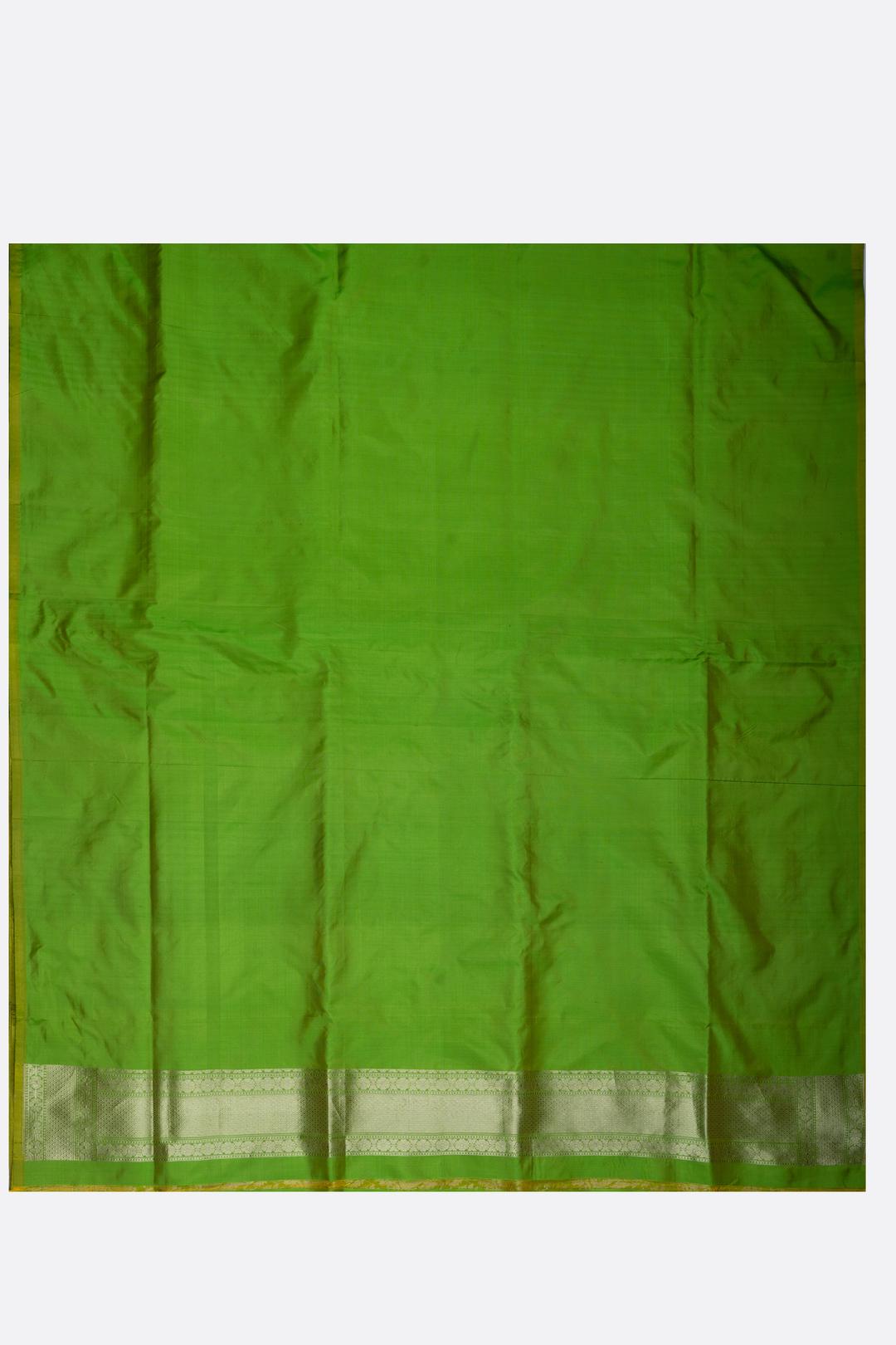 Green Woven Banaras Saree ES0476