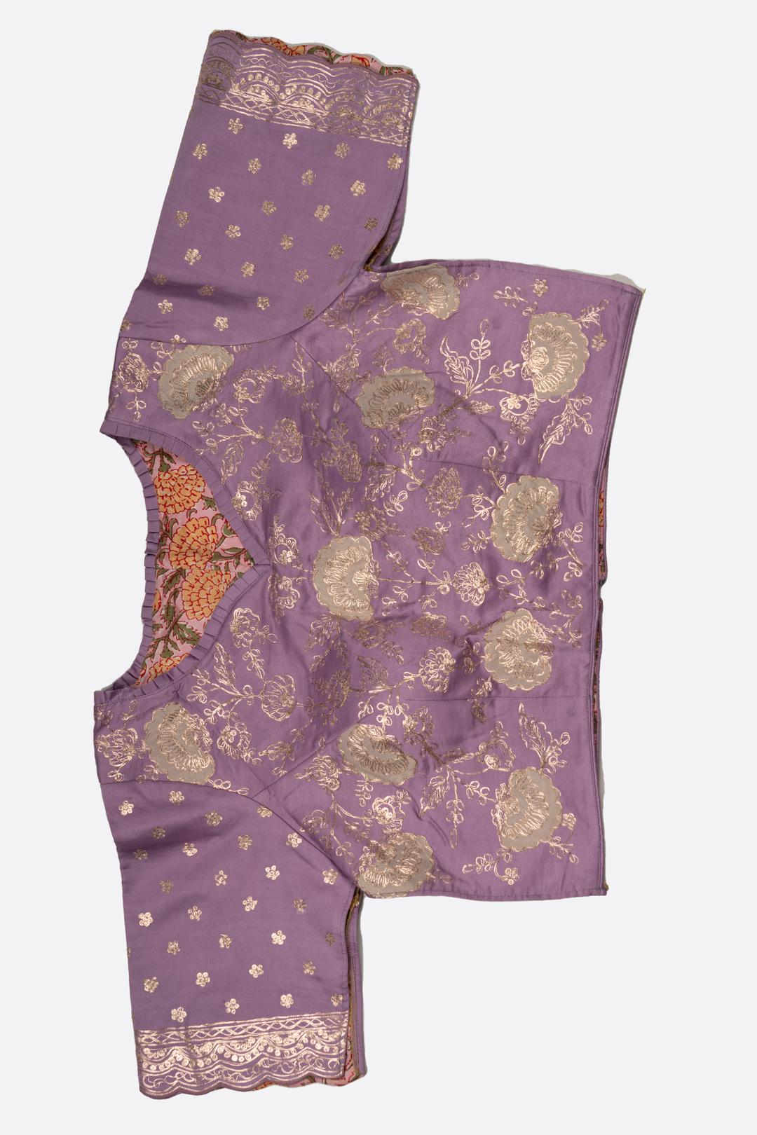 Multicolor Print Organza Saree F01105