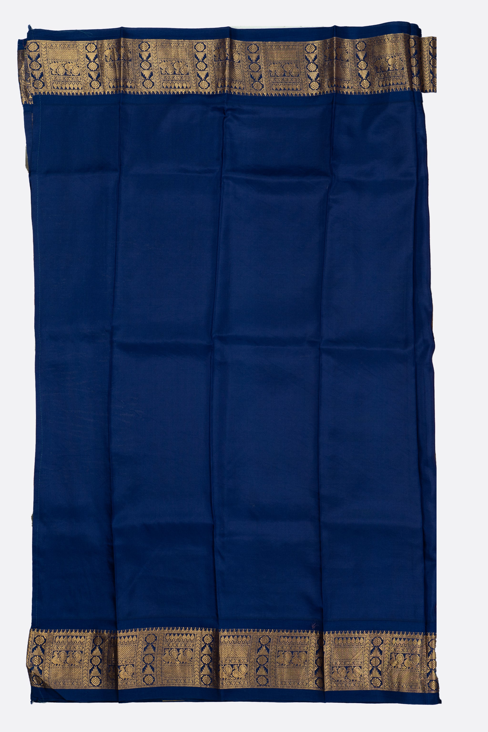 Multicolor Printed Gadwal Silk Saree ES1202