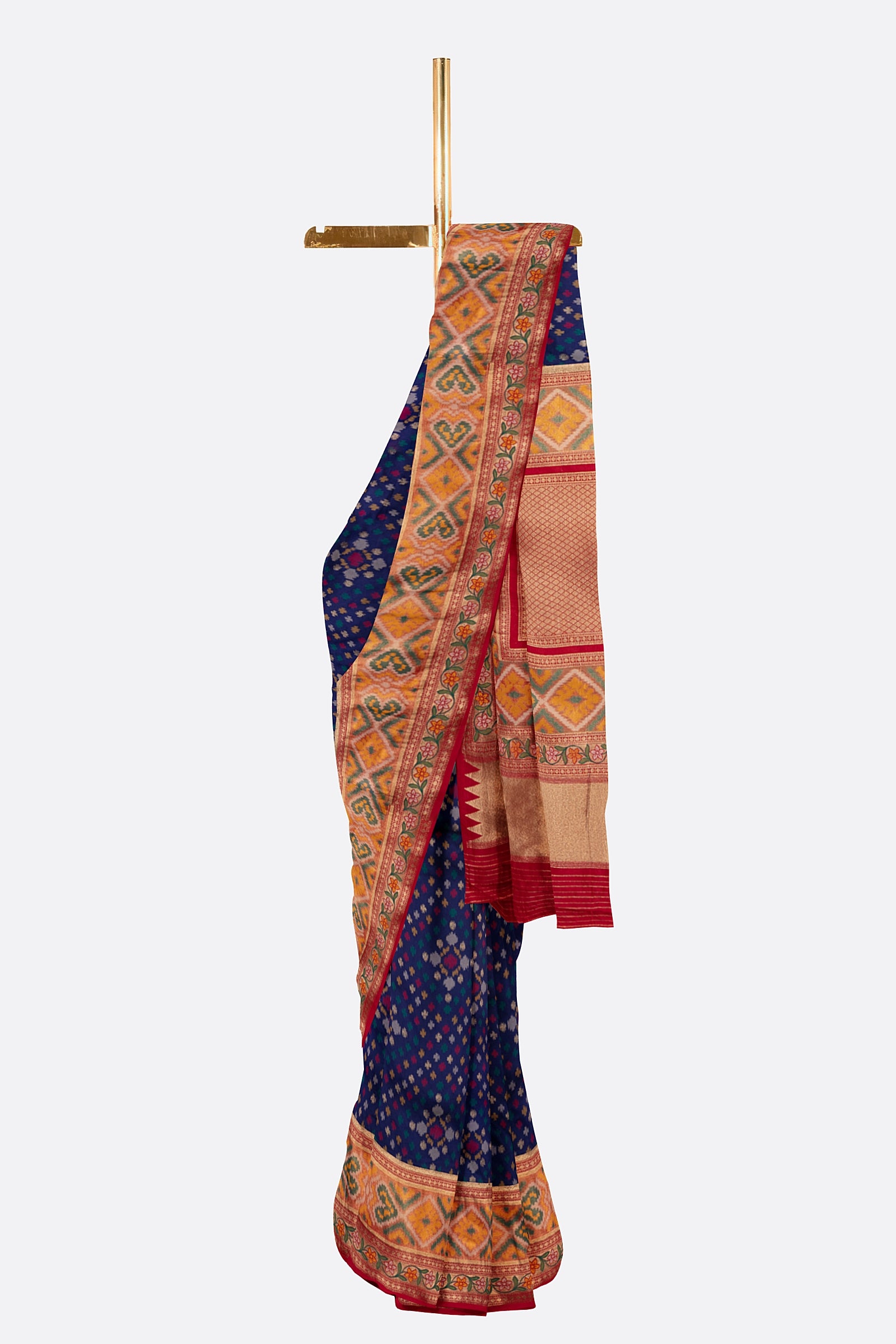 Navy Blue Woven Banaras Saree ES1042
