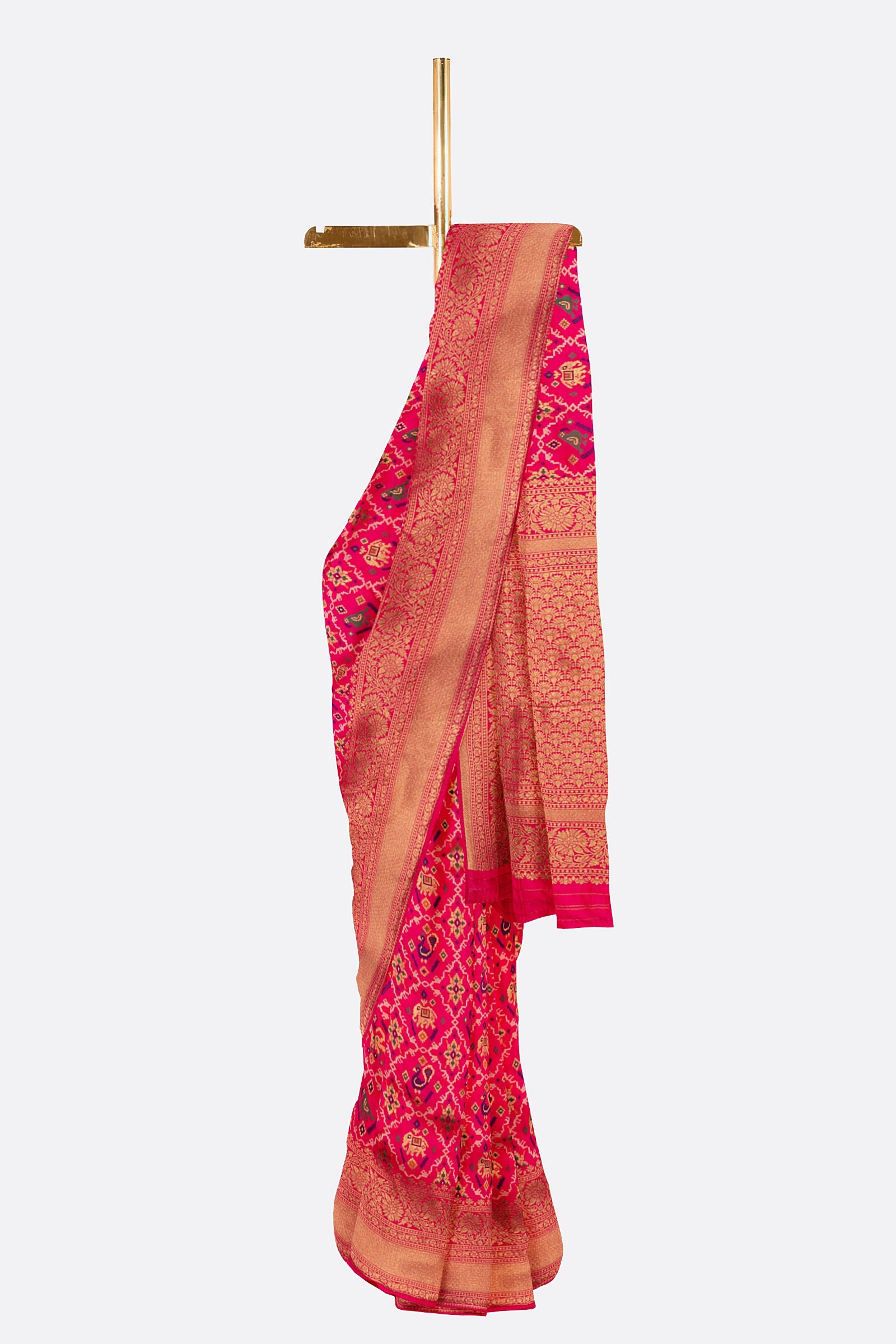 Pink Woven Banaras Saree ES1203