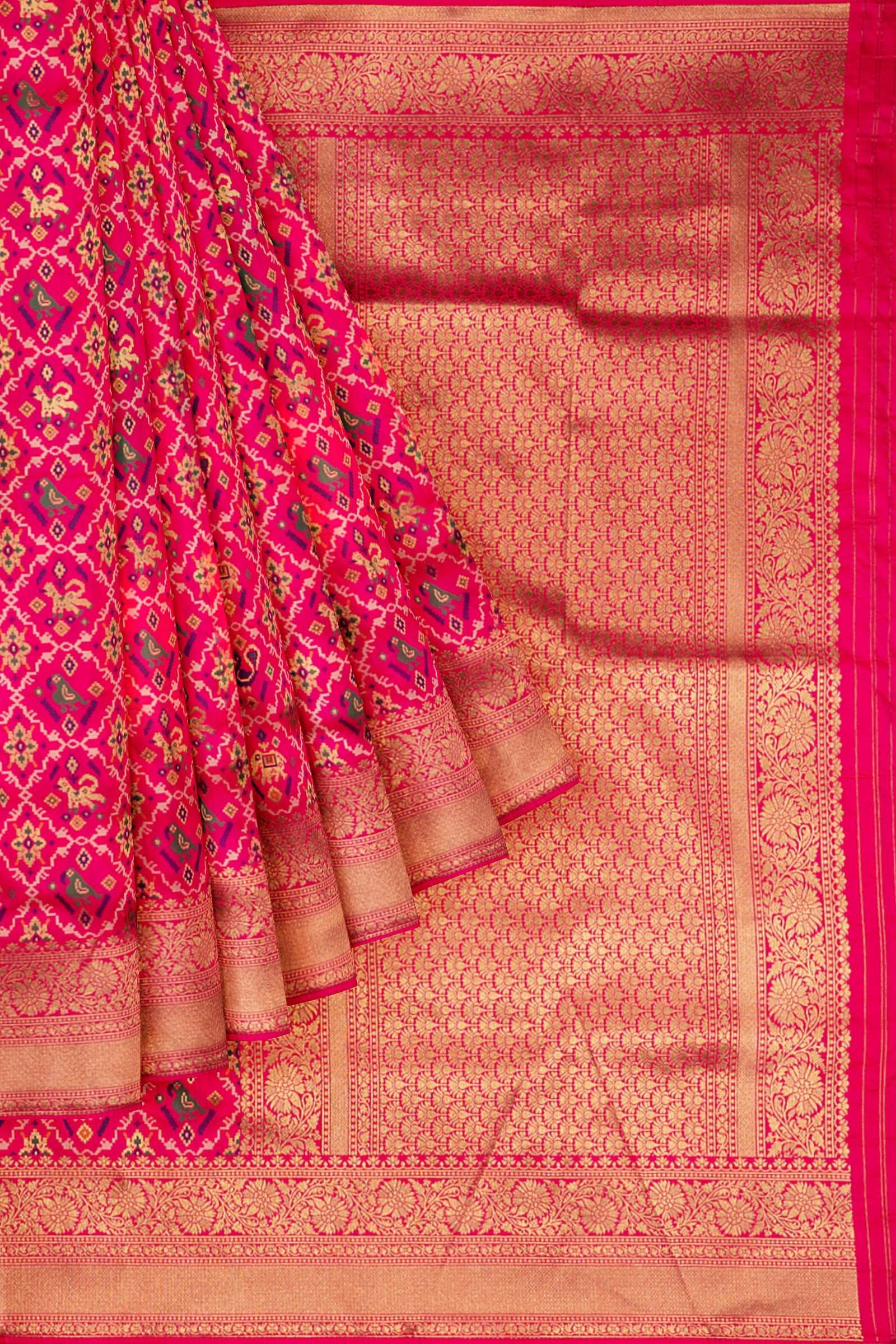 Pink Woven Banaras Saree ES1203