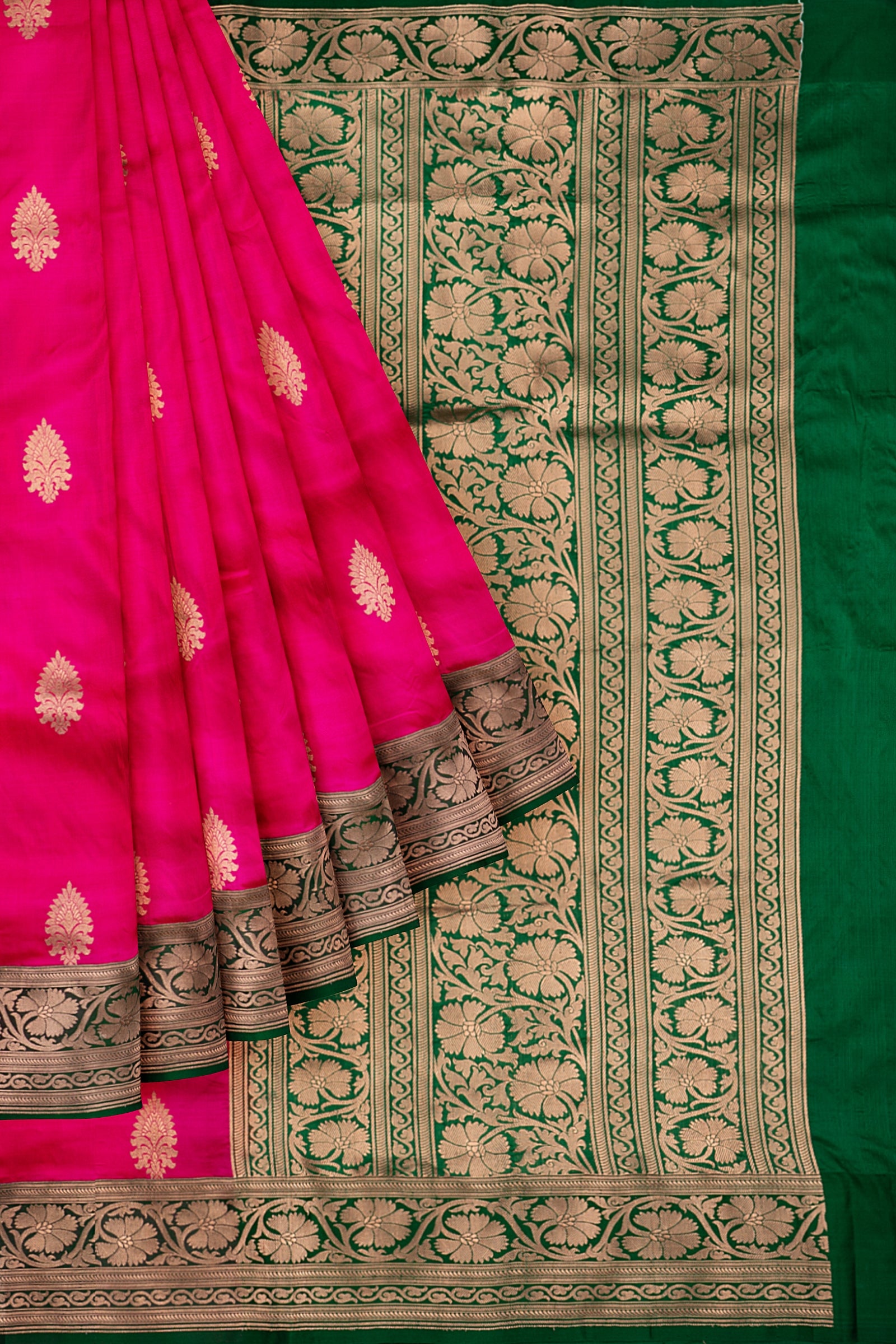 Pink Woven Banaras Saree BS0976