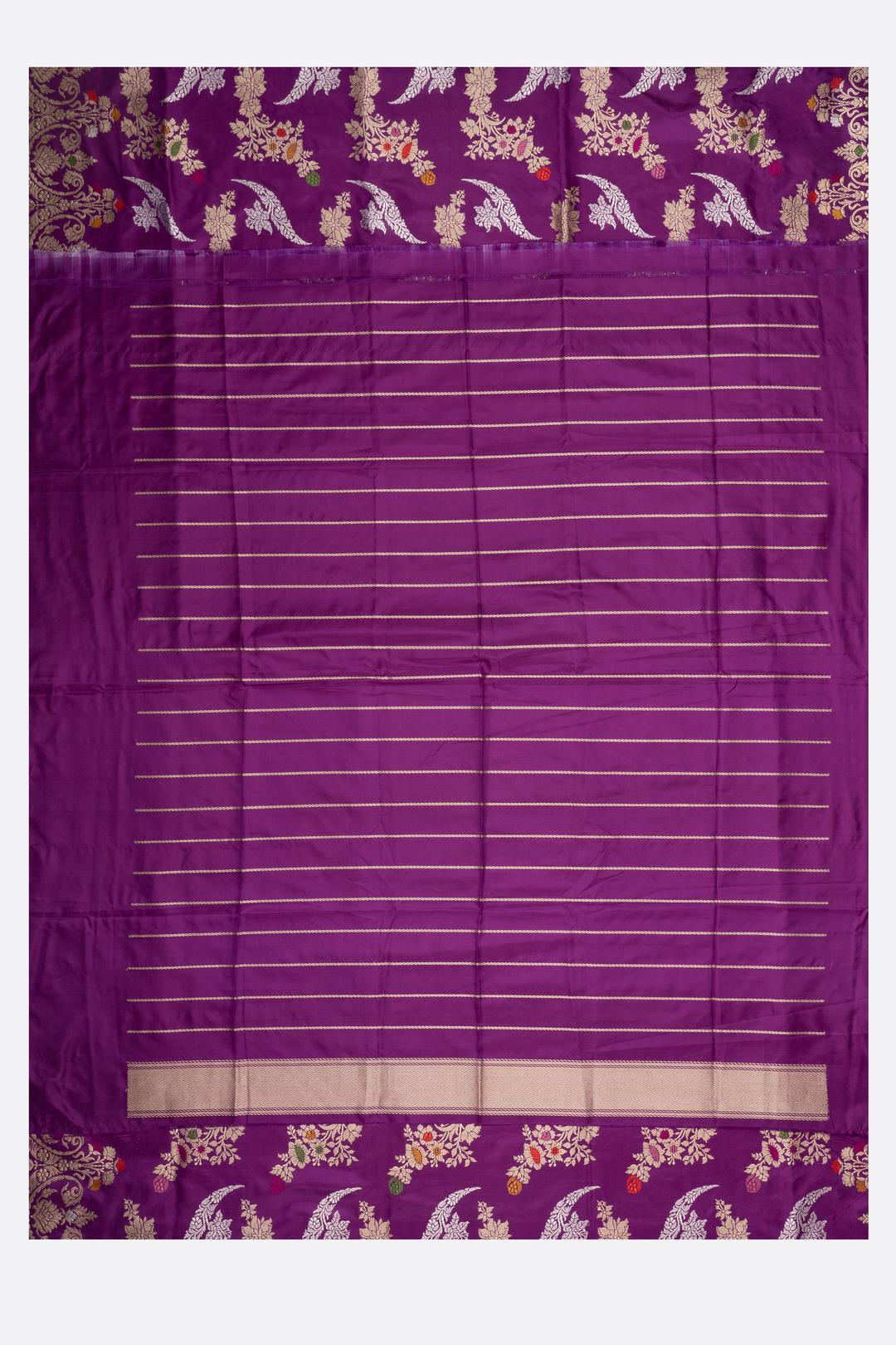 Pink Woven Banaras Saree F00209