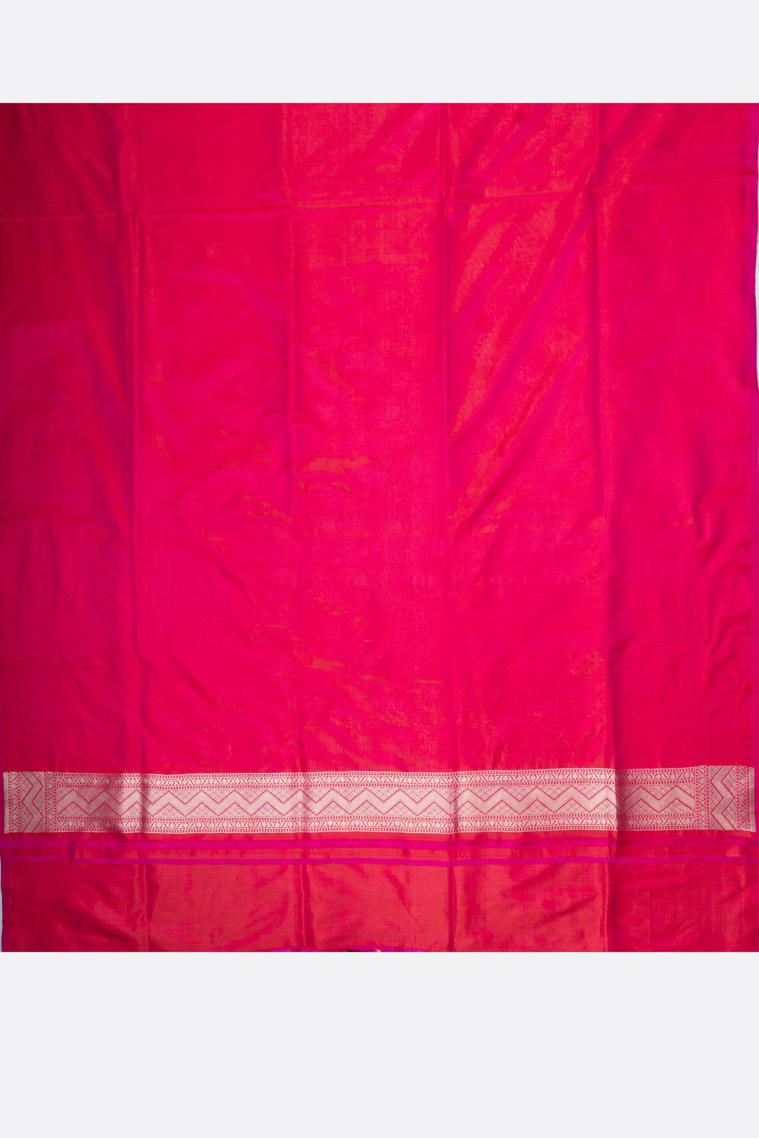 Pink Woven Banaras Saree F00209