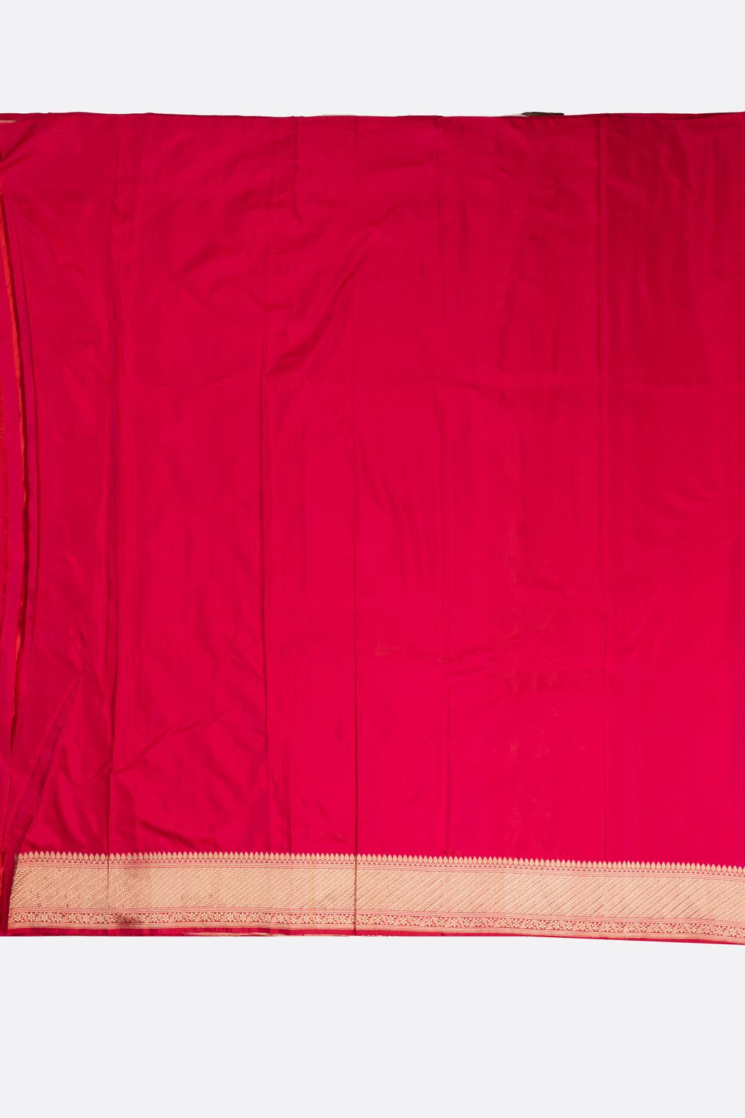 Pink Woven Banaras Saree F00209