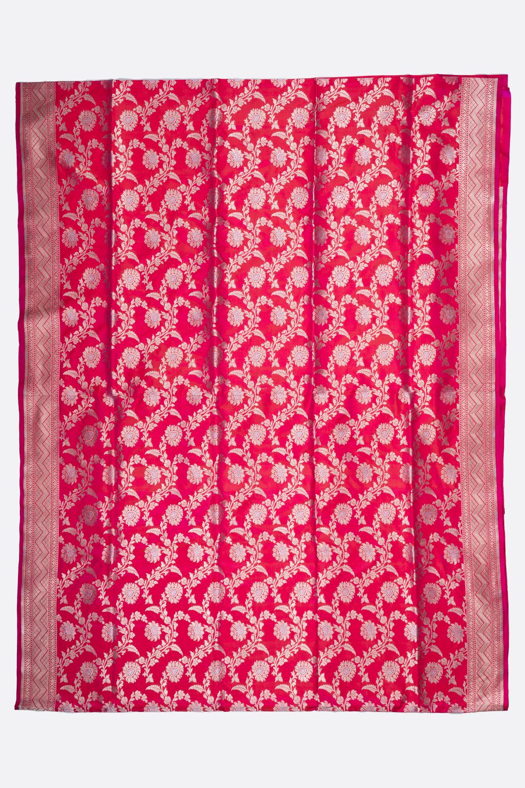 Pink Woven Banaras Saree F00209
