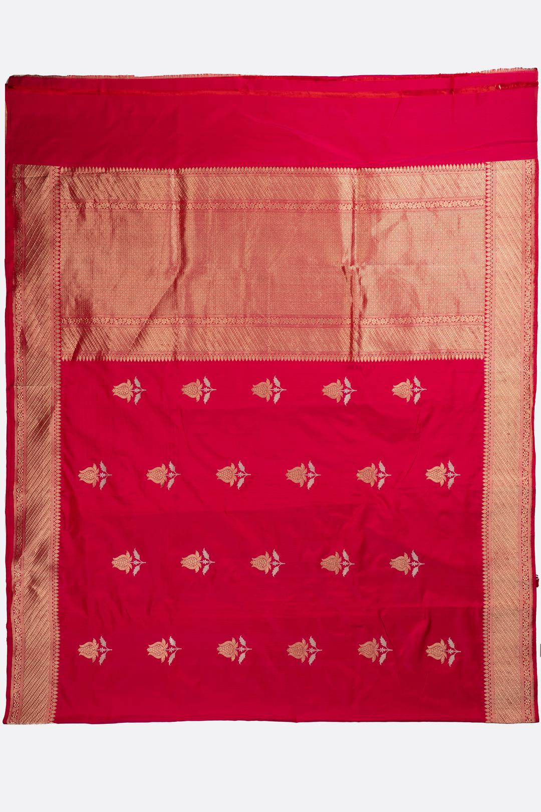 Pink Woven Banaras Saree F00209