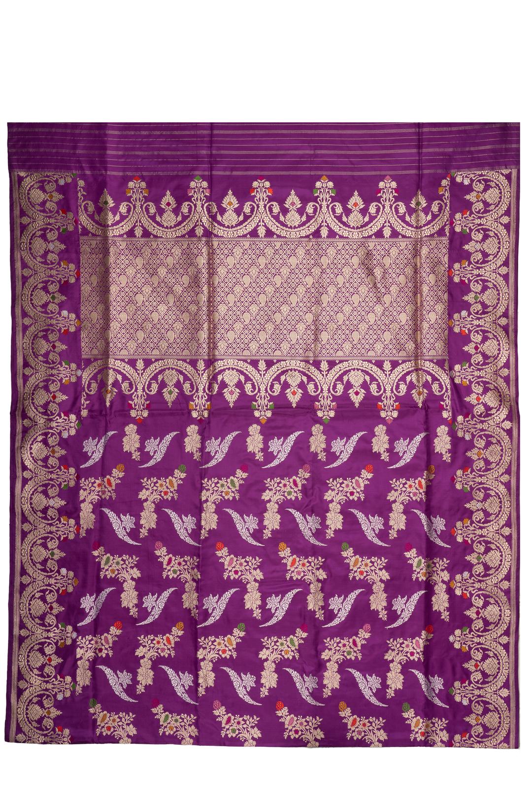 Pink Woven Banaras Saree F00209