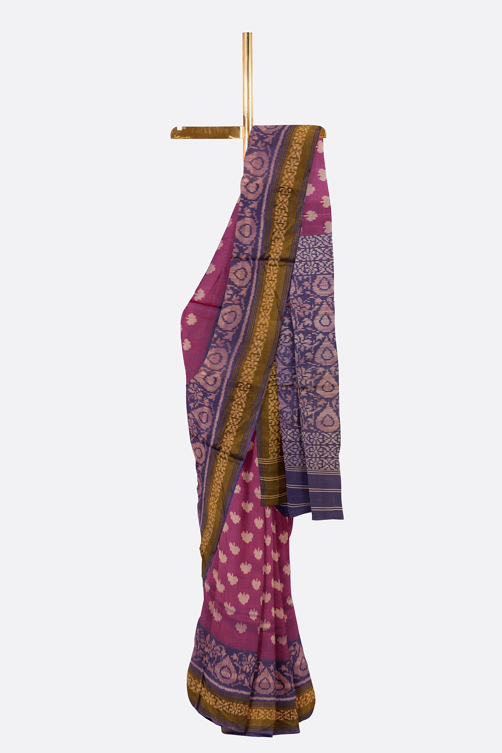 Pink Woven Patola Saree BS0038