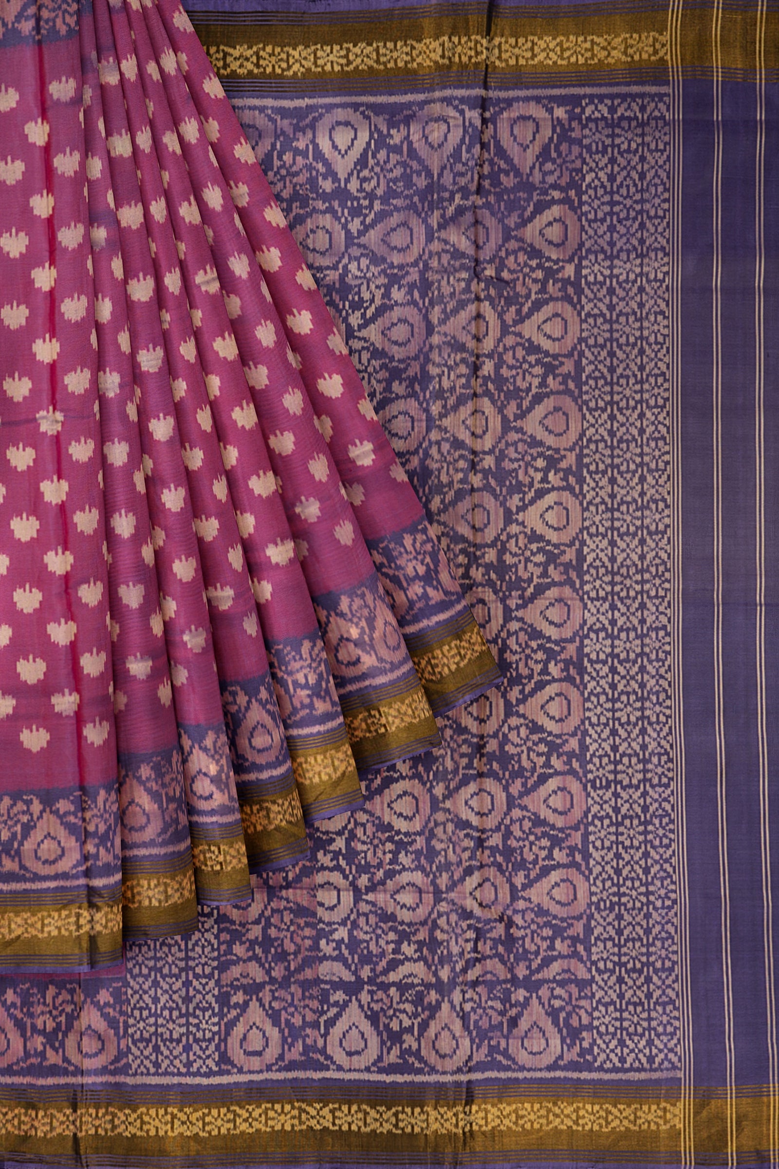 Pink Woven Patola Saree BS0038