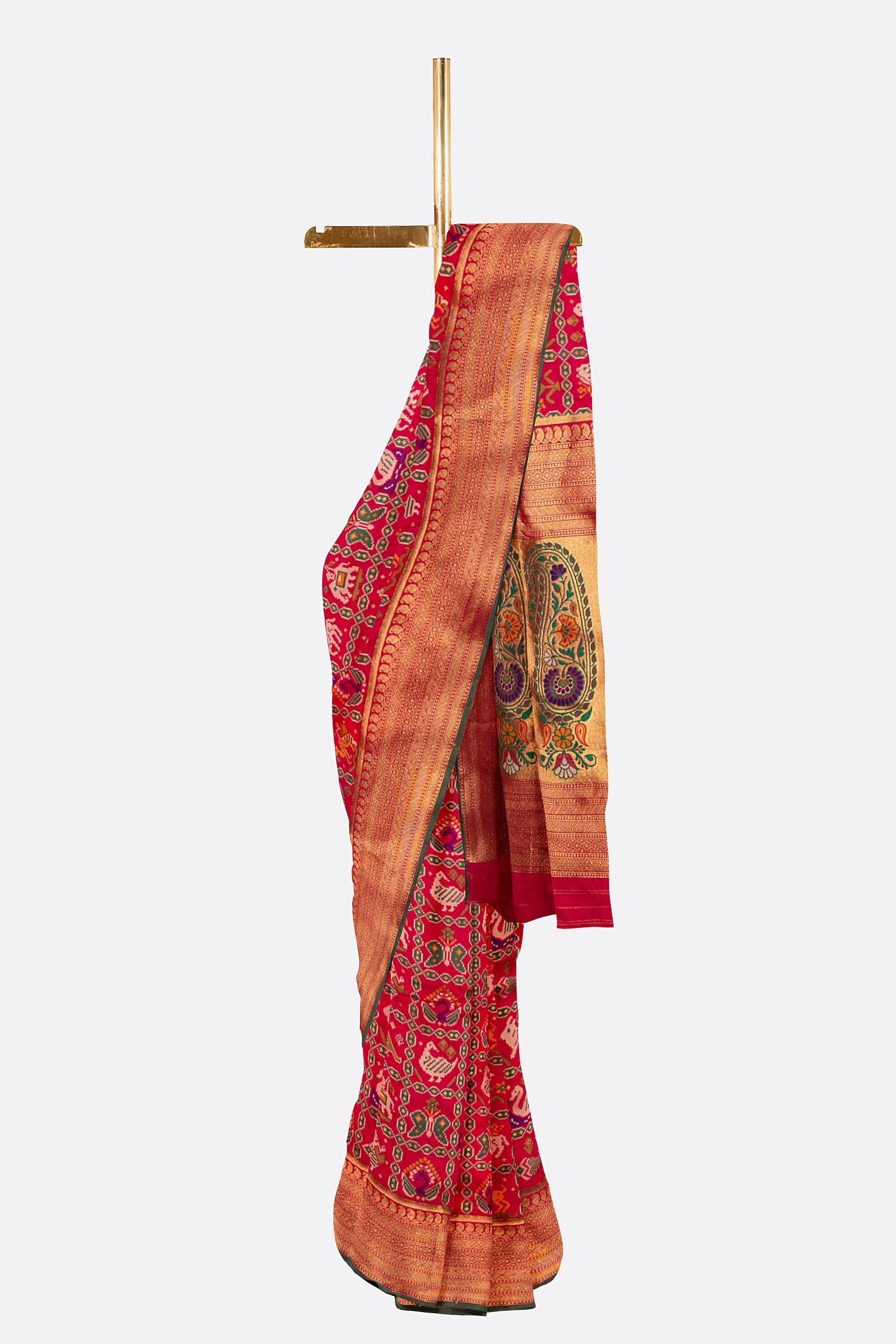Red Woven Banaras Saree ES0177