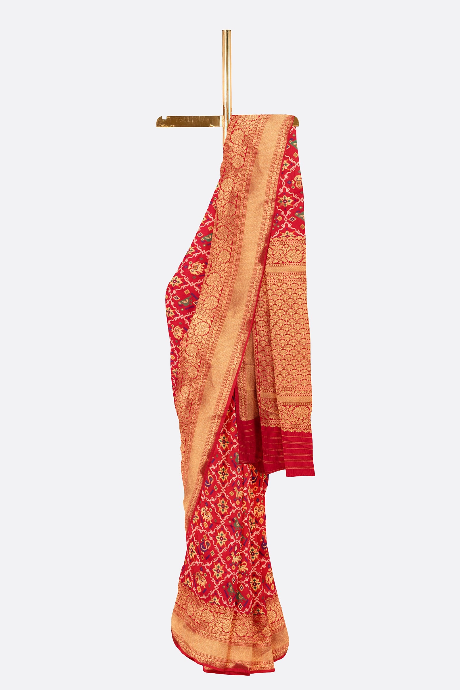 Red Woven Banaras Saree ES1203