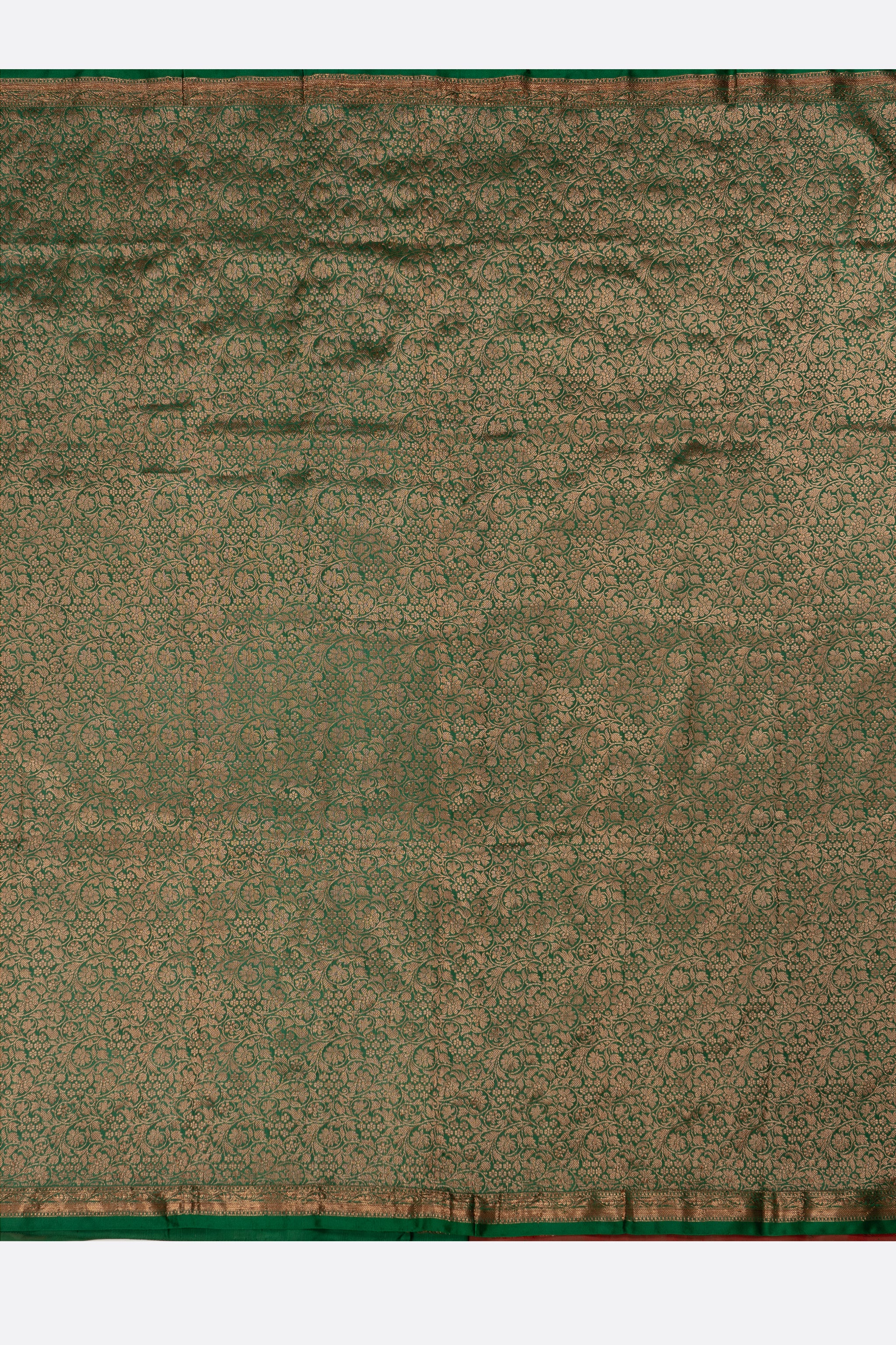 Red Woven Banaras Saree F00955