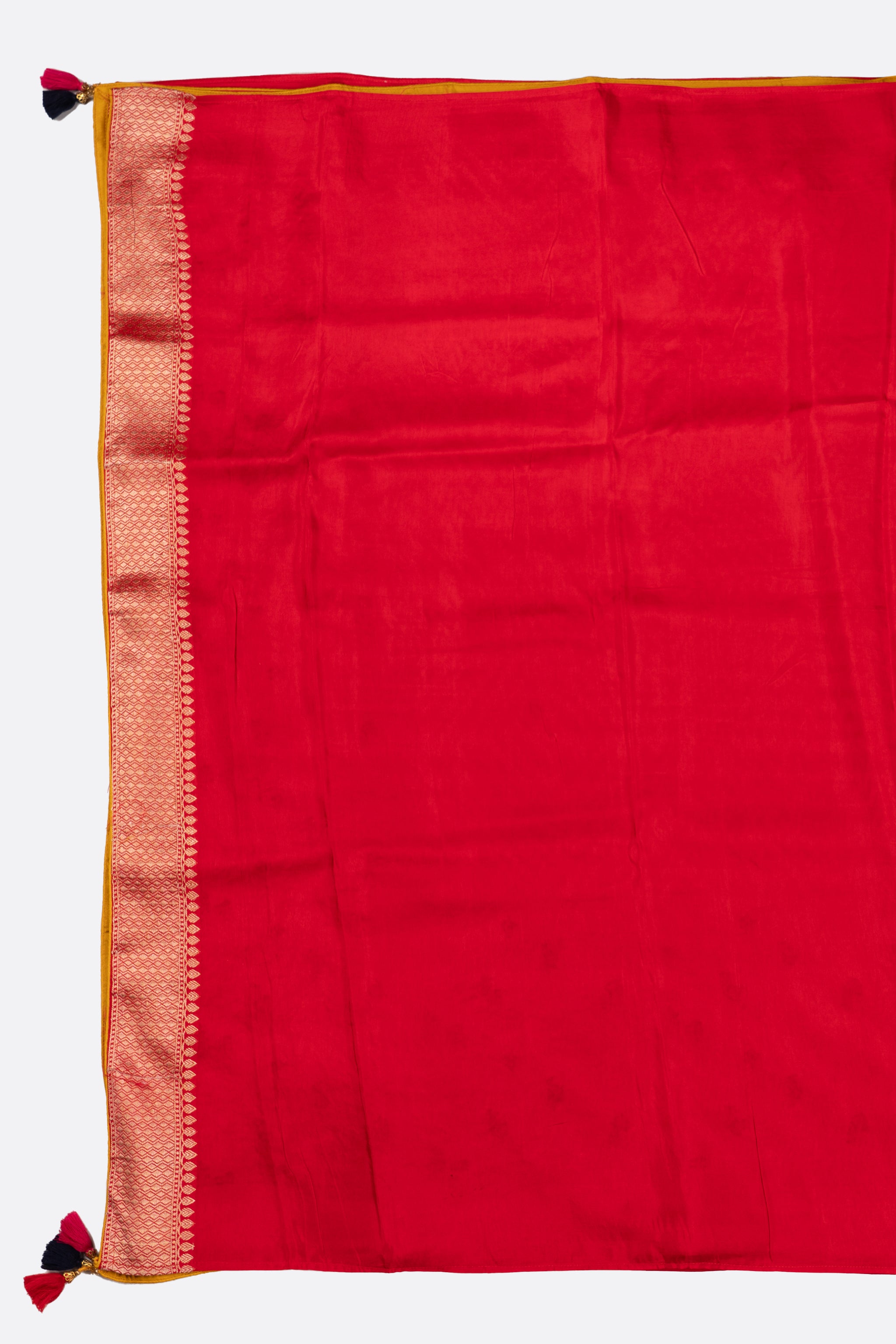 Red Woven Bandhani Saree DS0276