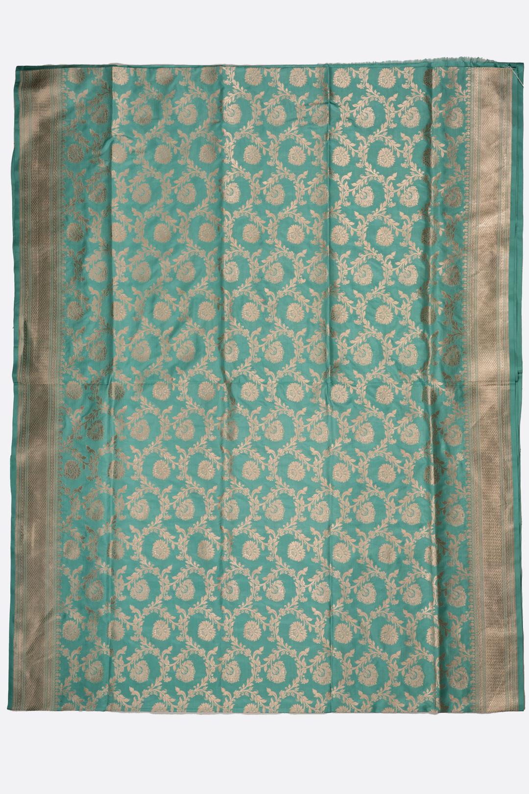 Sky Blue Woven Banaras Saree F00211