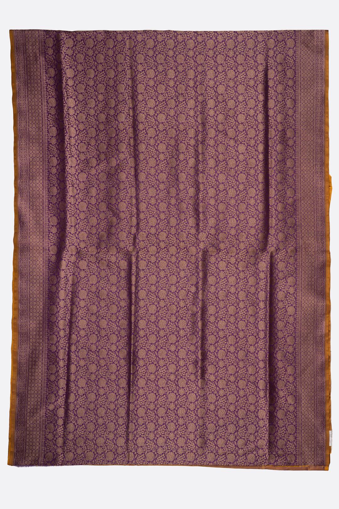 Violet Woven Banaras Saree FS0474