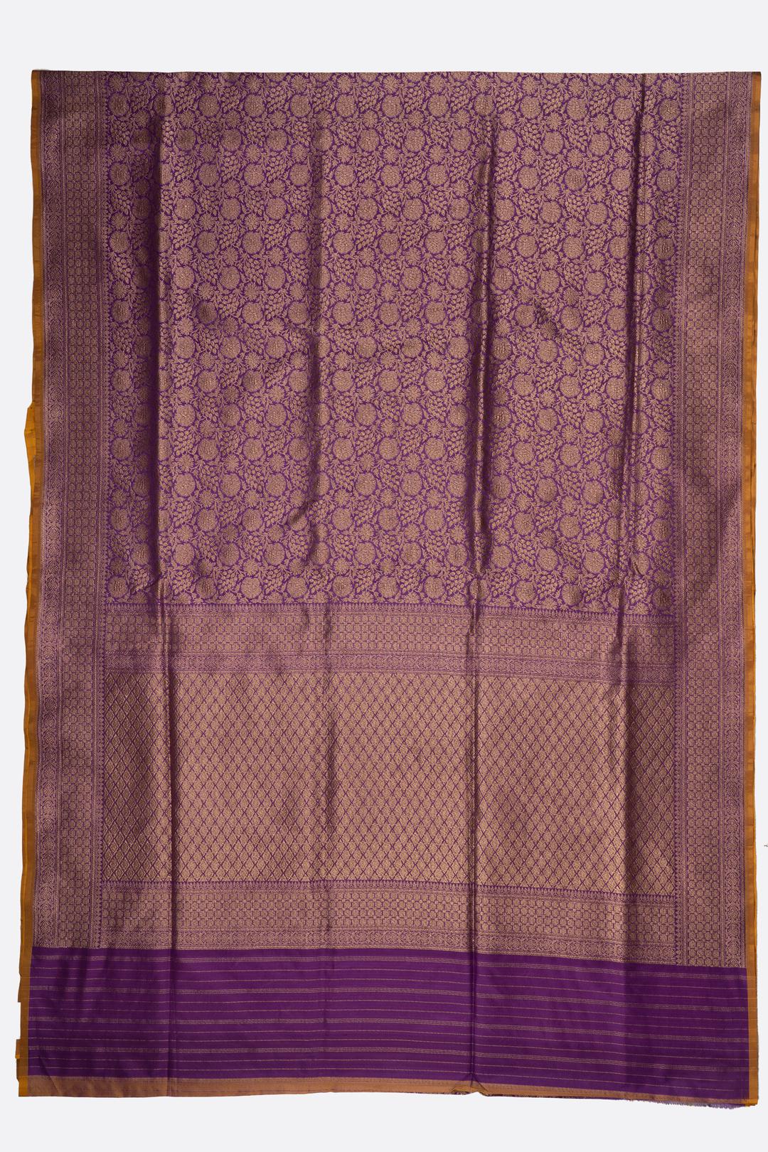 Violet Woven Banaras Saree FS0474
