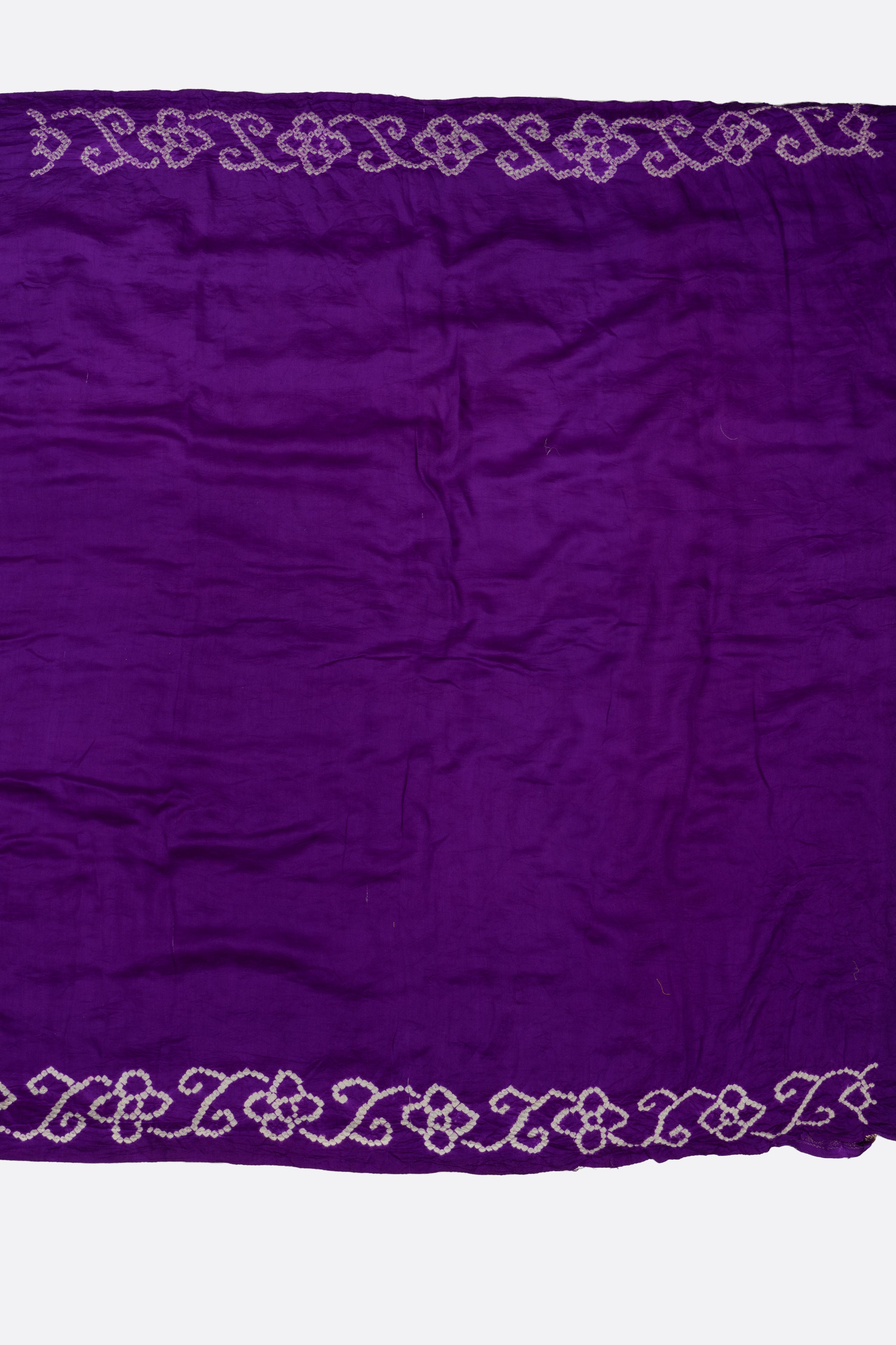 Violet Woven Bandhani Saree F00904