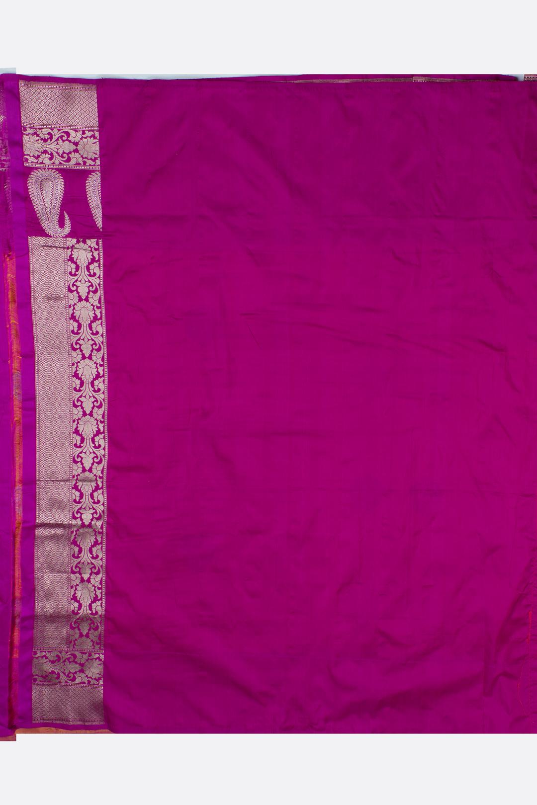 Yellow Woven Banaras Saree BS0985